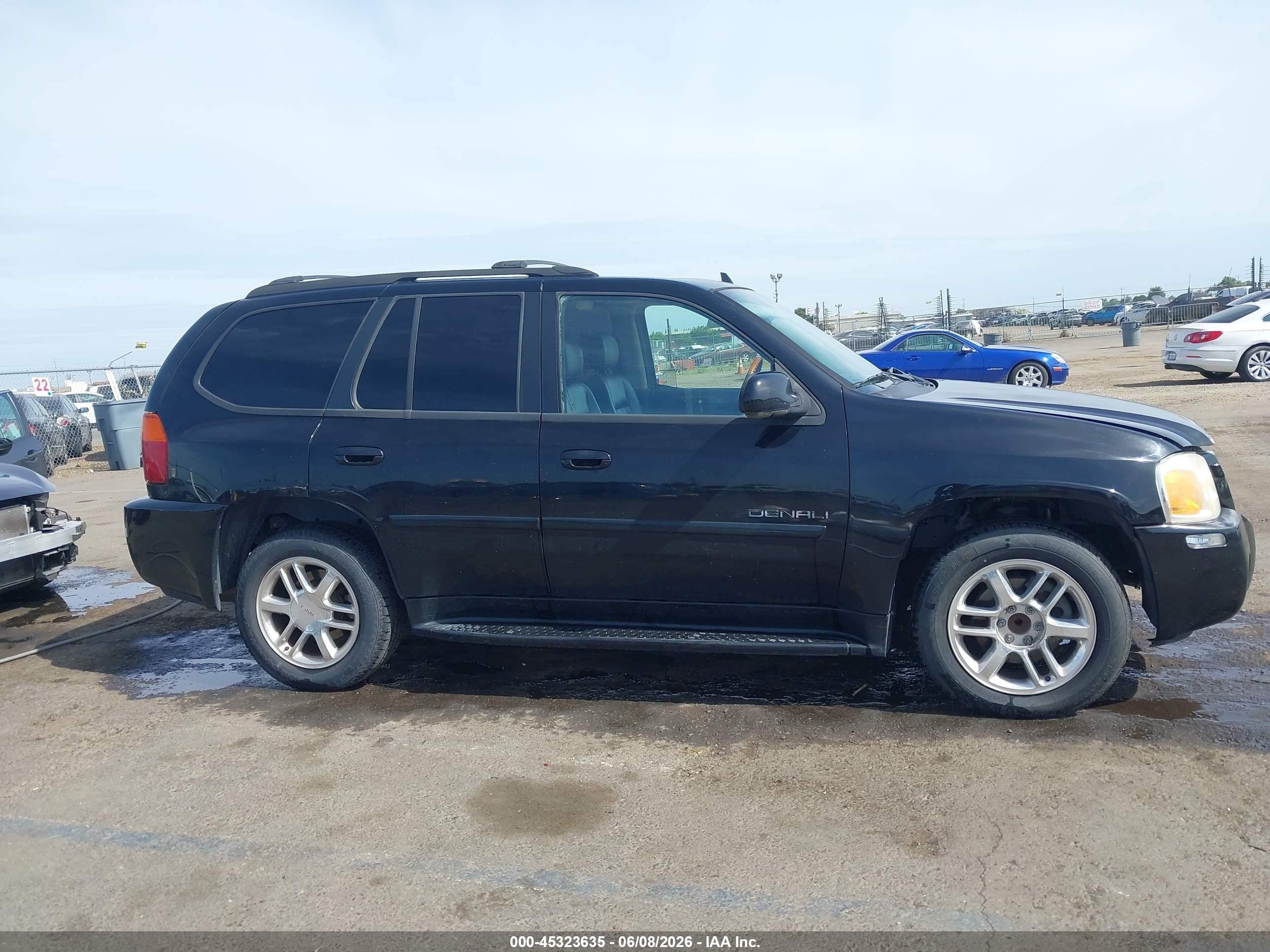 2006 Gmc Envoy Denali Black vin: 1GKES63M462264504