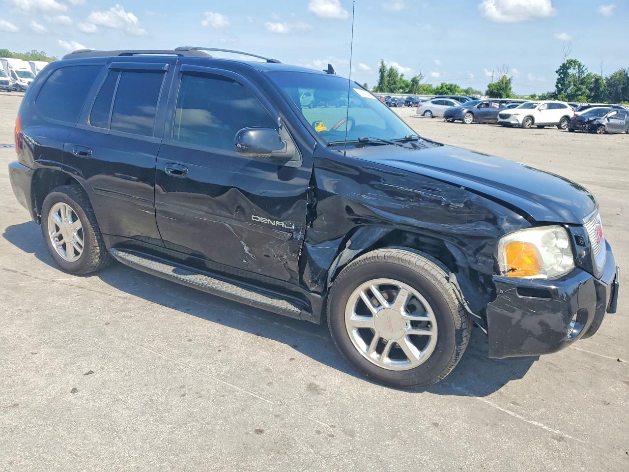 2008 Gmc Envoy Denali Black vin: 1GKES63M582163815