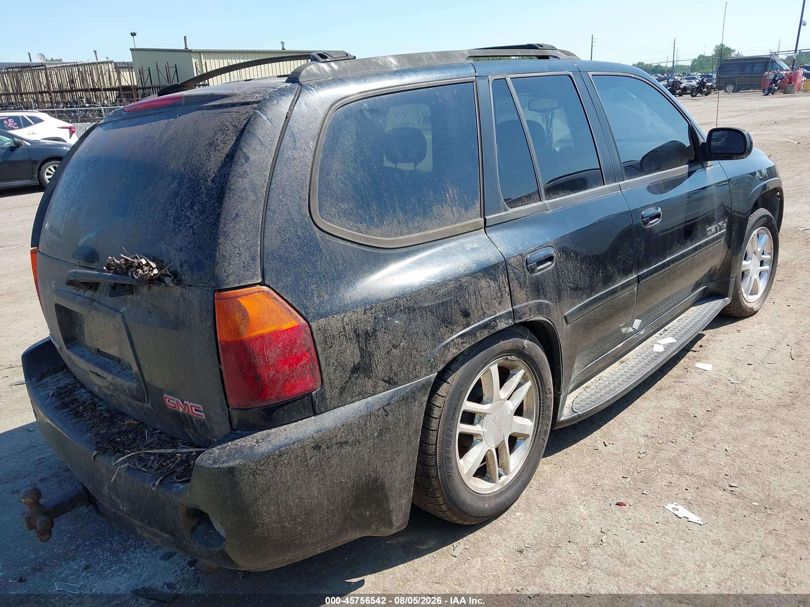 2007 Gmc Envoy Denali Black vin: 1GKES63M872159479