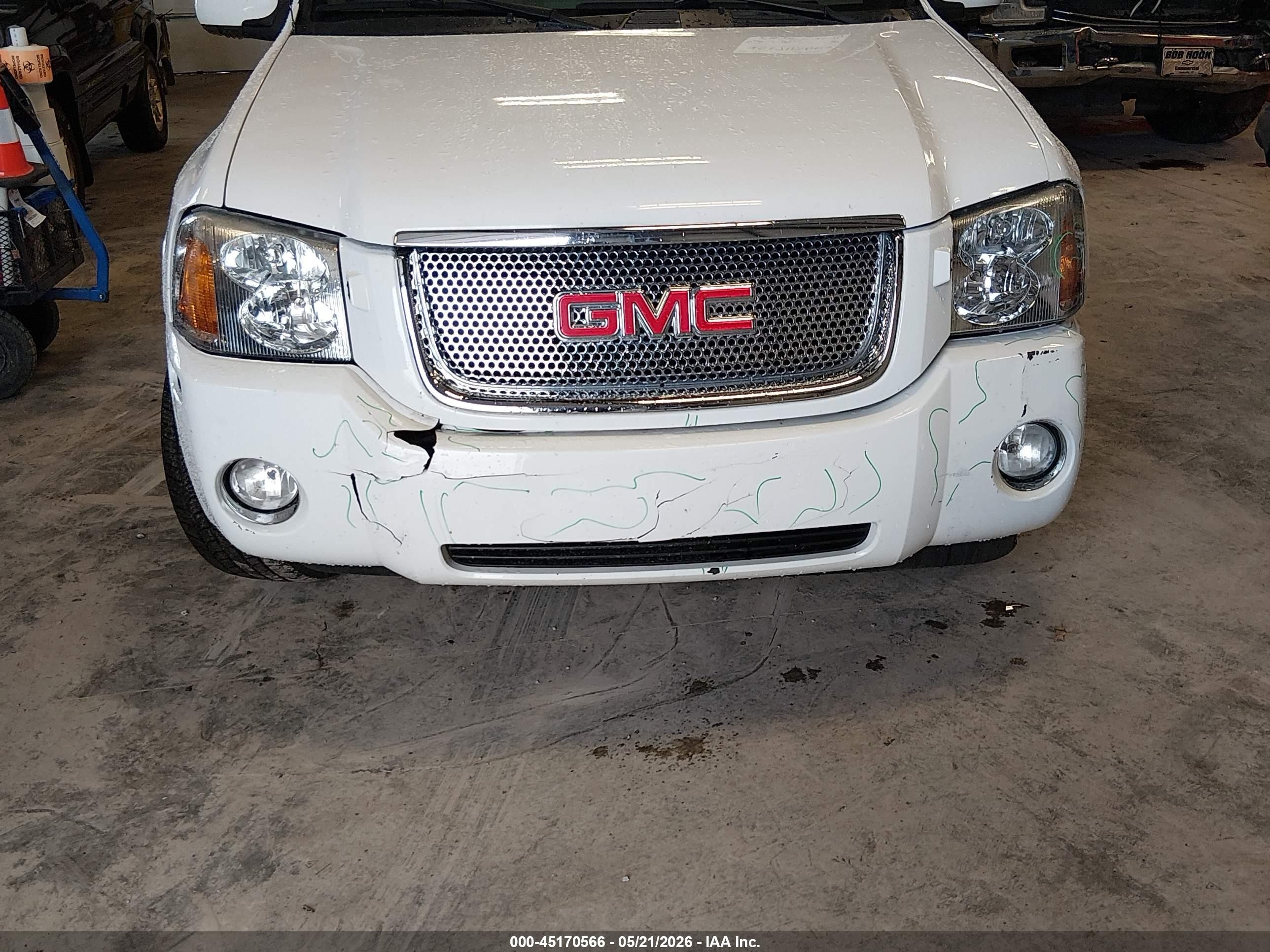 2007 Gmc Envoy Denali White vin: 1GKES63M972185248