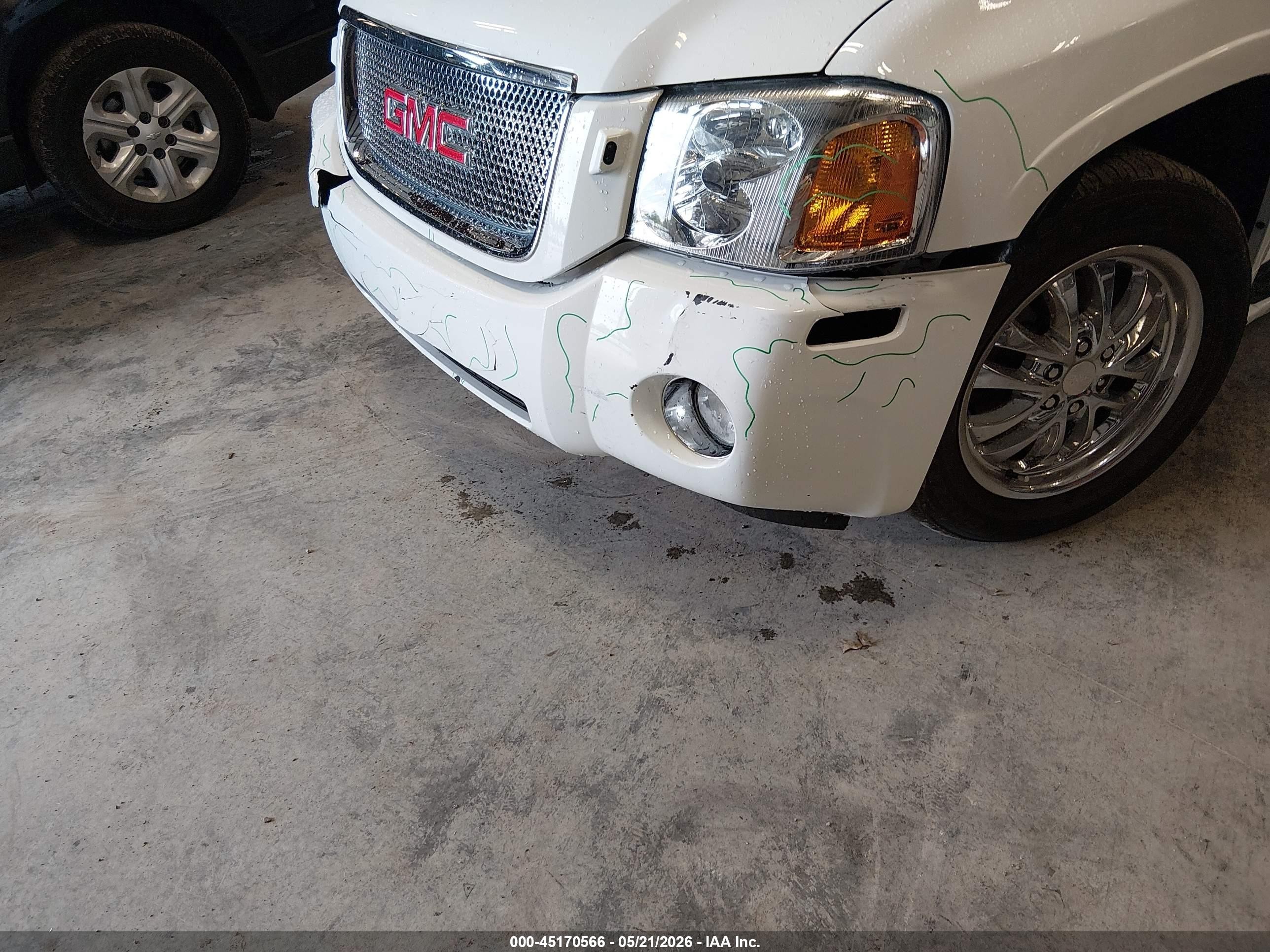 2007 Gmc Envoy Denali White vin: 1GKES63M972185248
