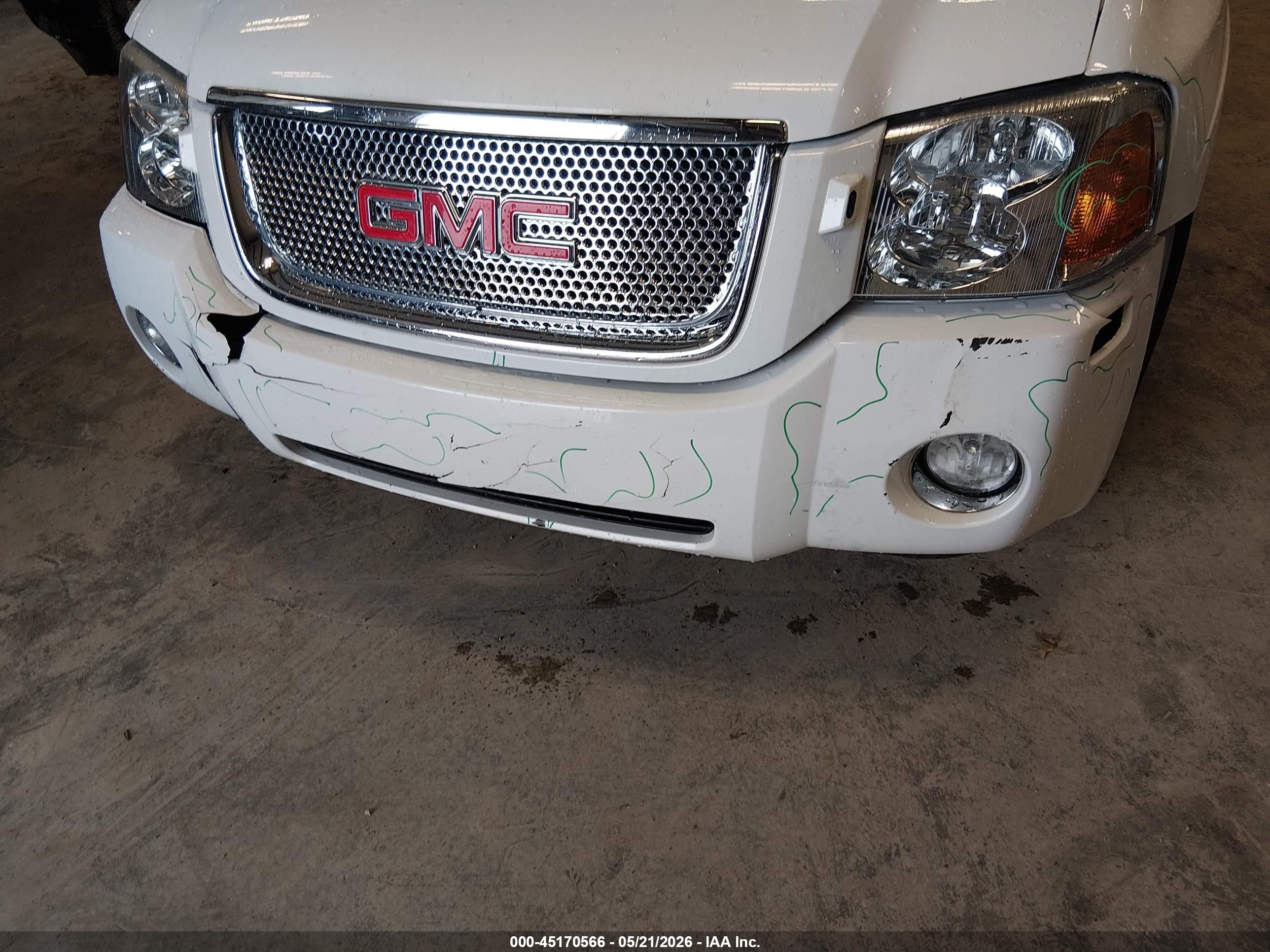 2007 Gmc Envoy Denali White vin: 1GKES63M972185248