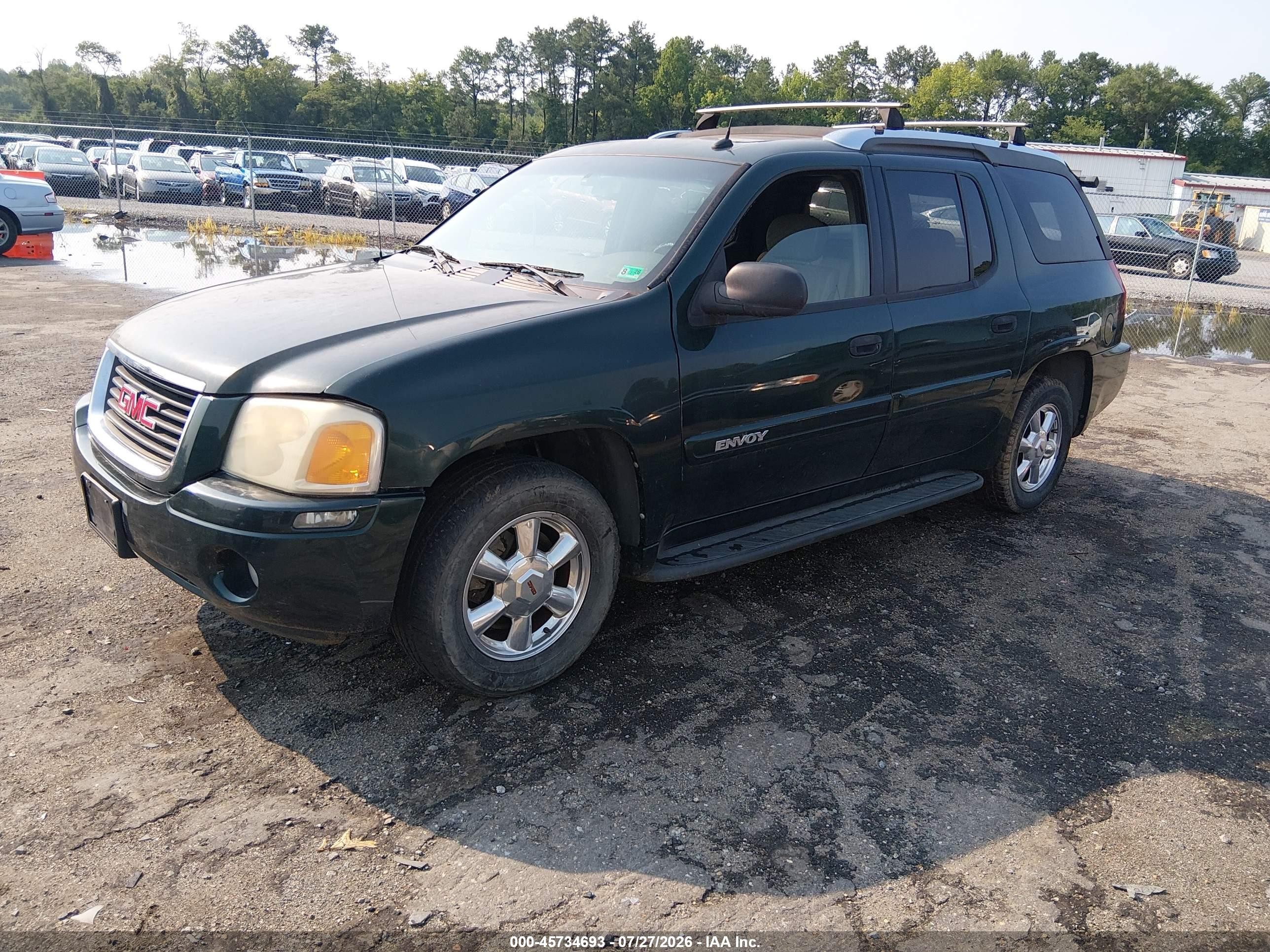2004 Gmc Envoy Xuv Sle Зеленый vin: 1GKET12S246177948