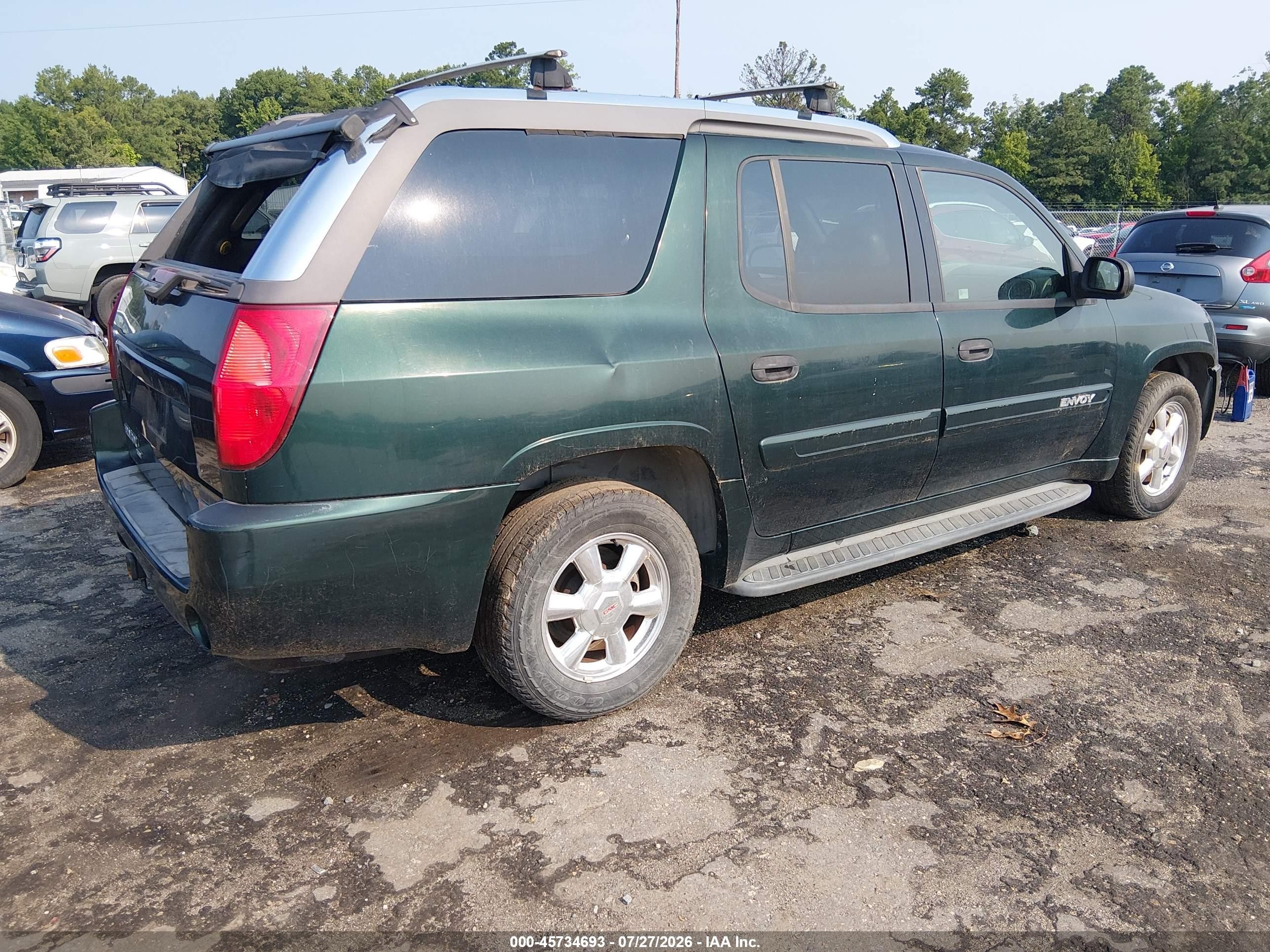 2004 Gmc Envoy Xuv Sle Зеленый vin: 1GKET12S246177948
