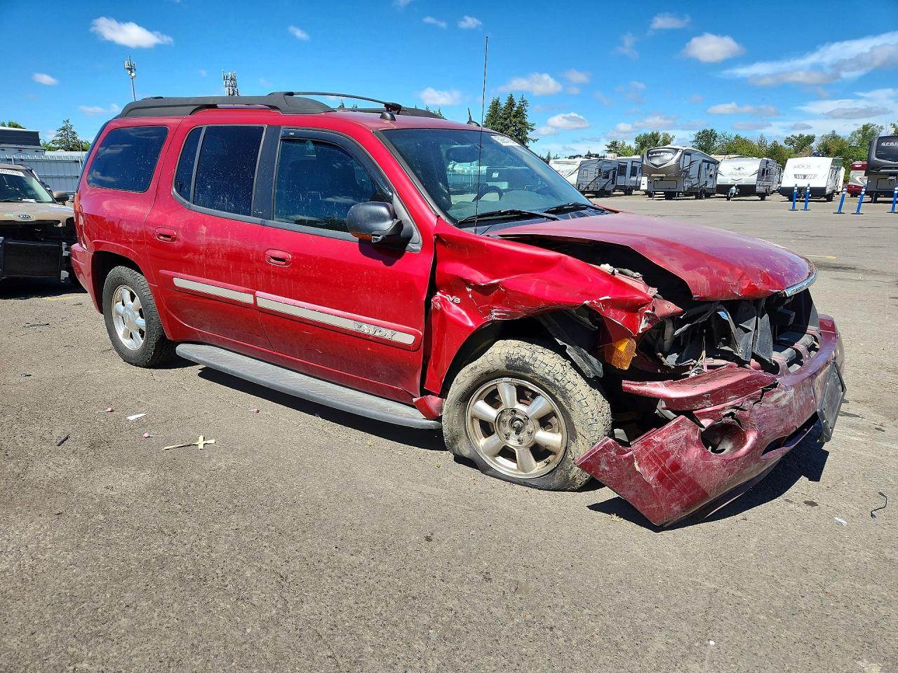 2004 Gmc Envoy Xl Red vin: 1GKET16P046225243