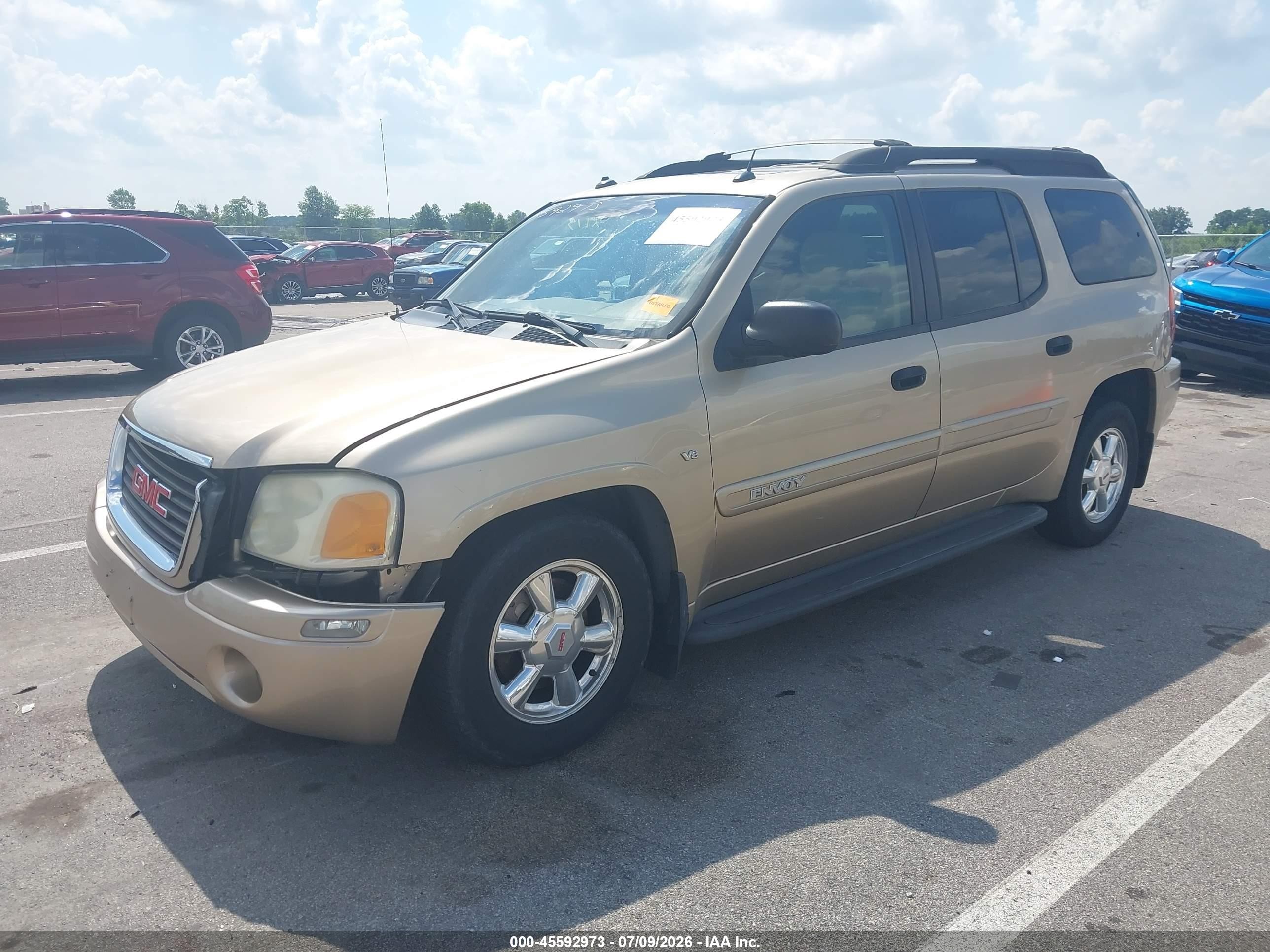 2004 Gmc Envoy Xl Sle Желто-коричневый vin: 1GKET16P346133351