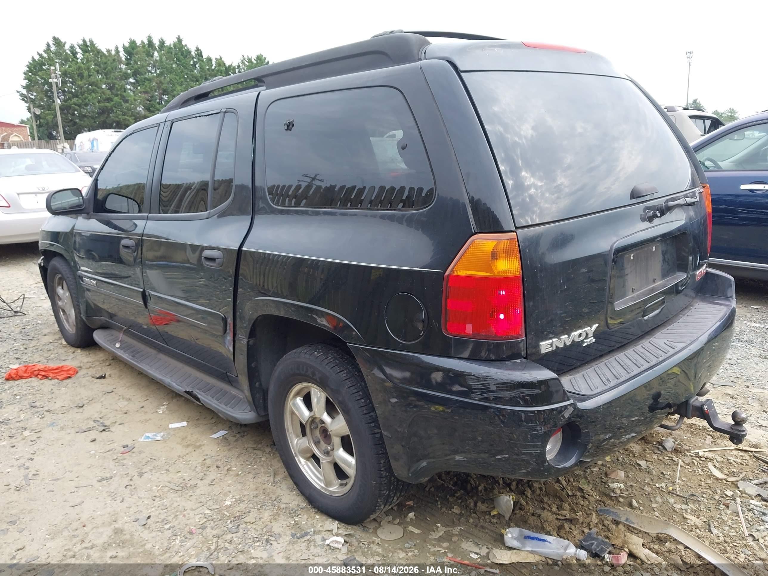 2003 Gmc Envoy Xl Sle Черный vin: 1GKET16S036206758