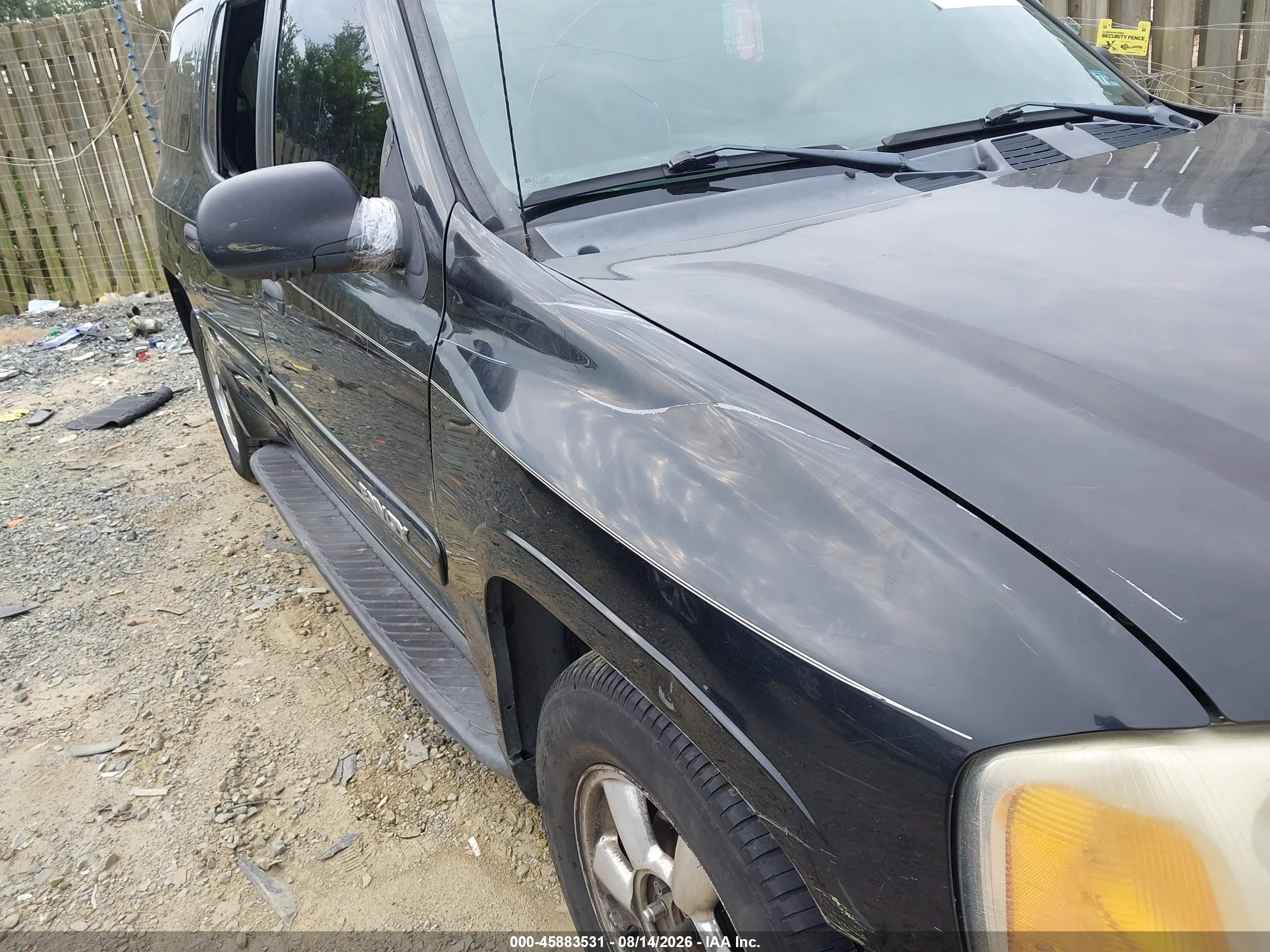 2003 Gmc Envoy Xl Sle Черный vin: 1GKET16S036206758