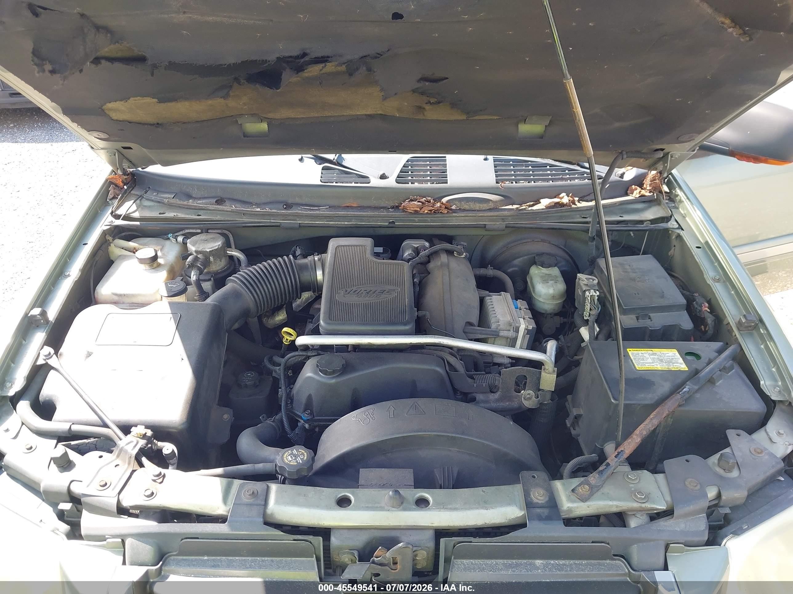 2004 Gmc Envoy Xl Slt Green vin: 1GKET16S046133196
