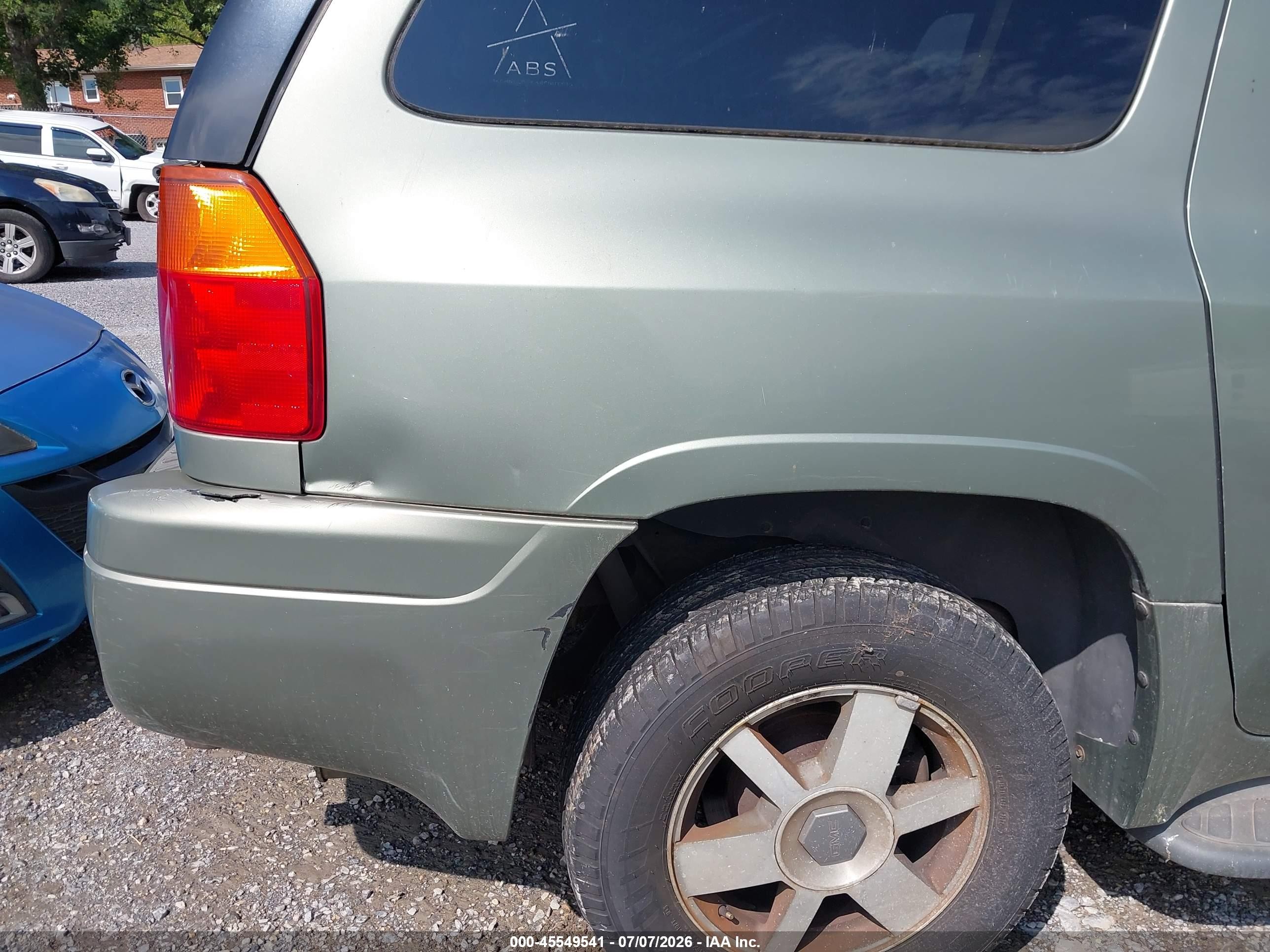 2004 Gmc Envoy Xl Slt Green vin: 1GKET16S046133196