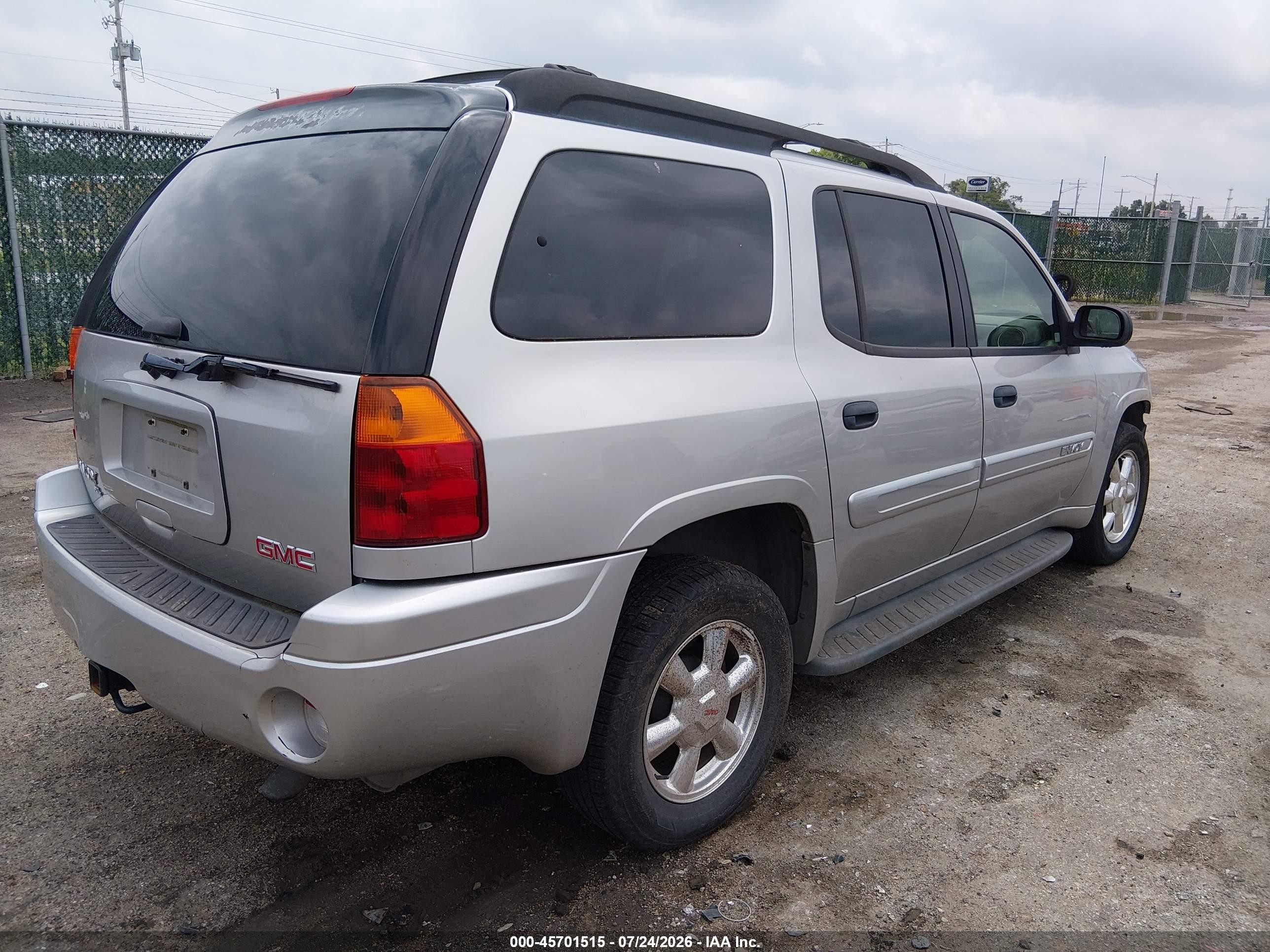 2004 Gmc Envoy Xl Sle Silver vin: 1GKET16S146205328