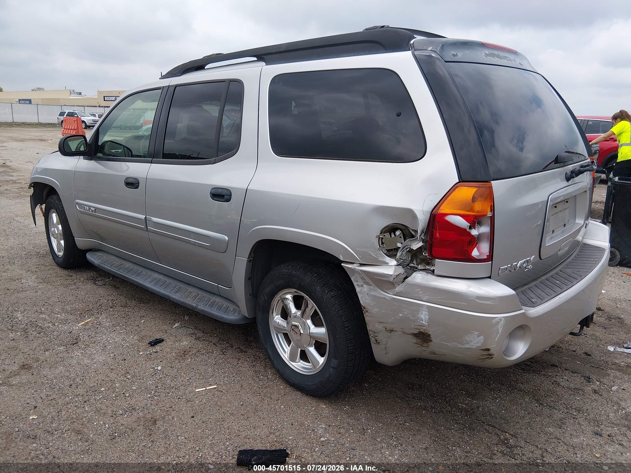 2004 Gmc Envoy Xl Sle Silver vin: 1GKET16S146205328