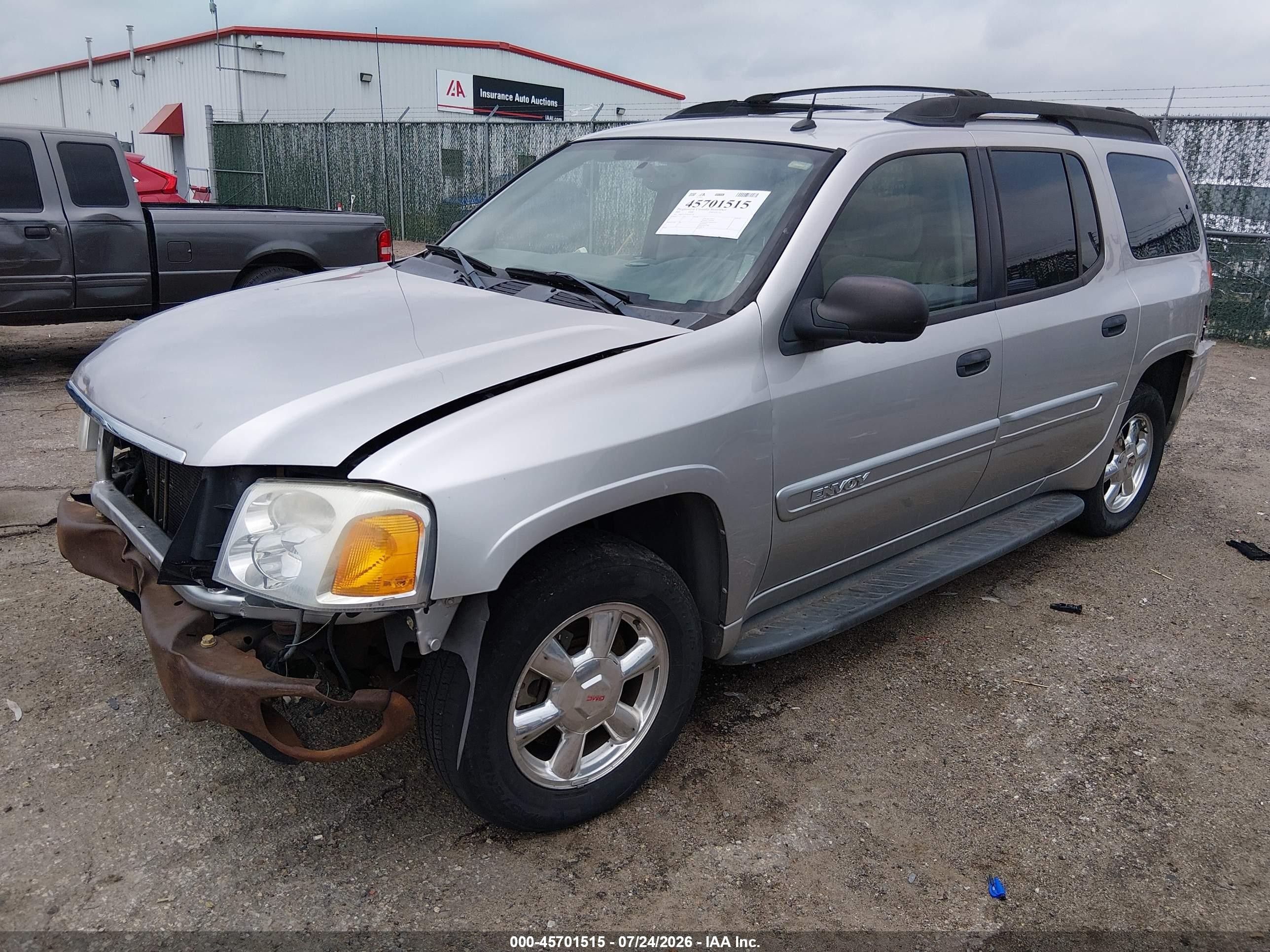 2004 Gmc Envoy Xl Sle Silver vin: 1GKET16S146205328