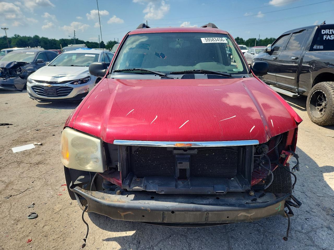 2005 Gmc Envoy Xl Burgundy vin: 1GKET16S156133029