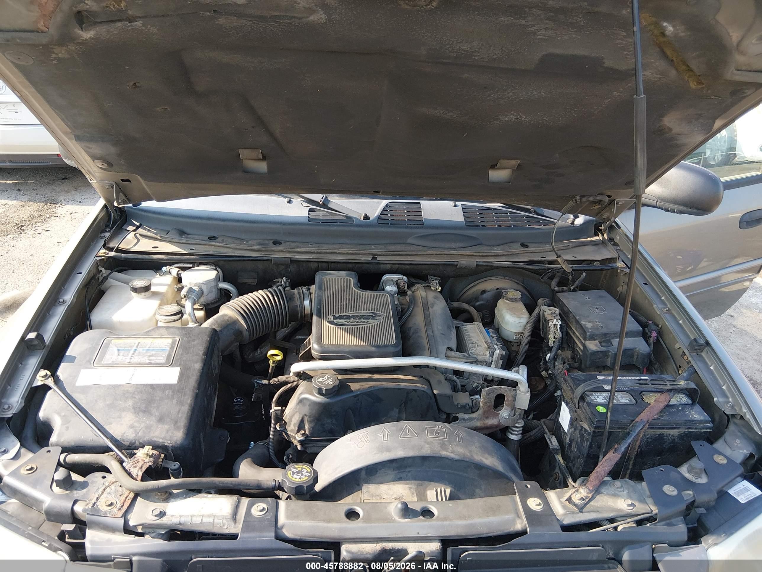 2005 Gmc Envoy Xl Sle Gray vin: 1GKET16S156146833