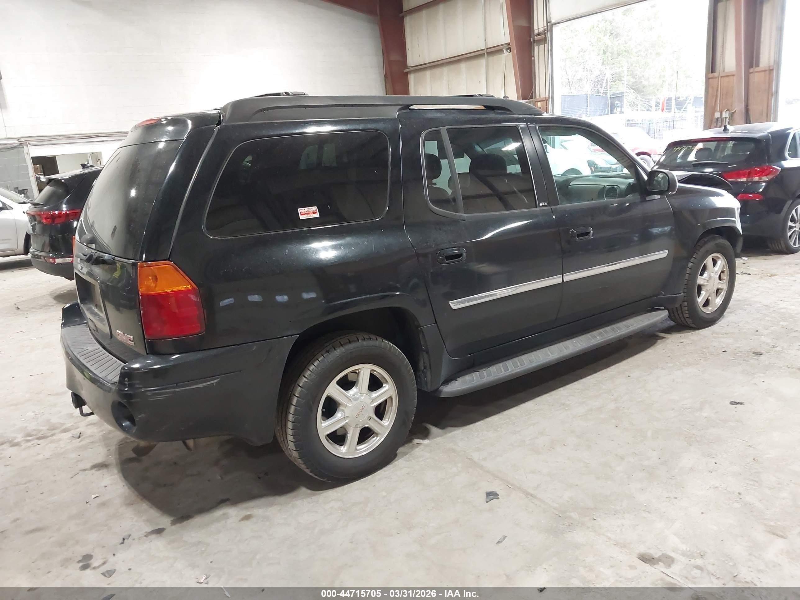 2006 Gmc Envoy Xl Slt Черный vin: 1GKET16S166165853
