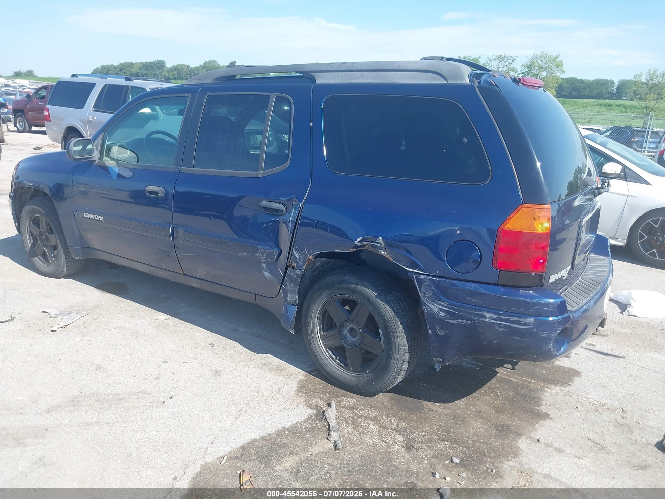 2004 Gmc Envoy Xl Sle Синий vin: 1GKET16S246113399