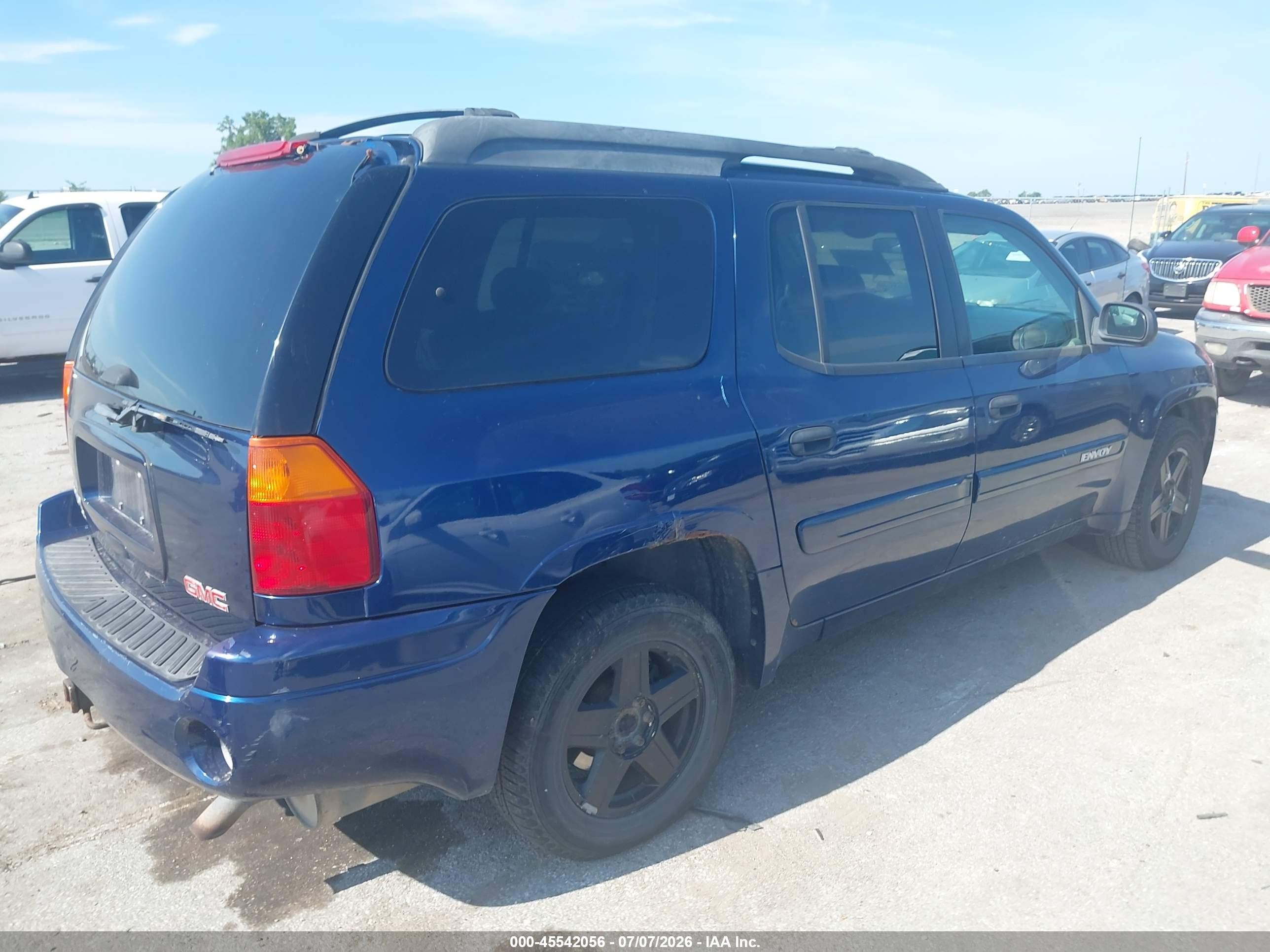 2004 Gmc Envoy Xl Sle Синий vin: 1GKET16S246113399