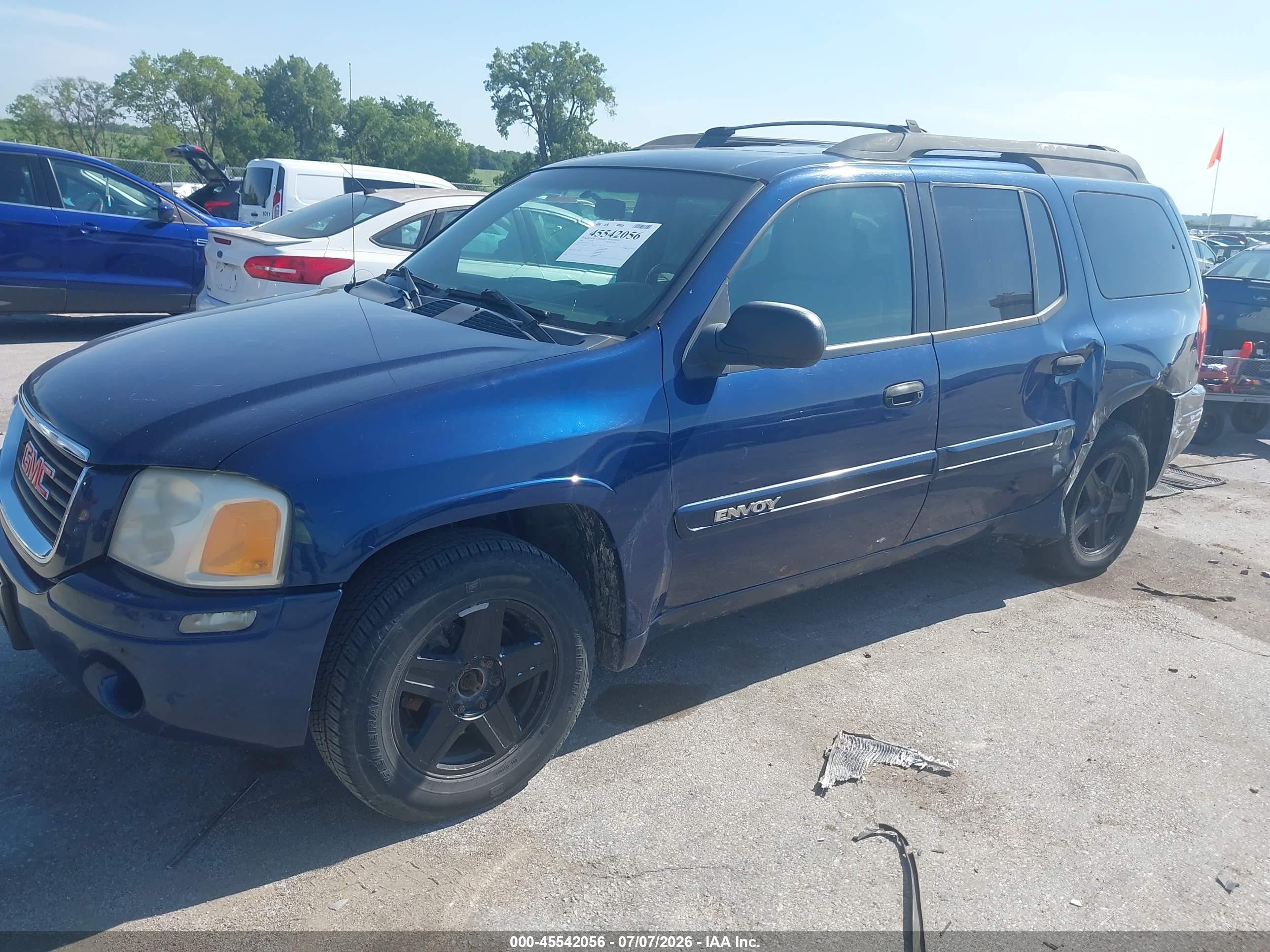 2004 Gmc Envoy Xl Sle Синий vin: 1GKET16S246113399