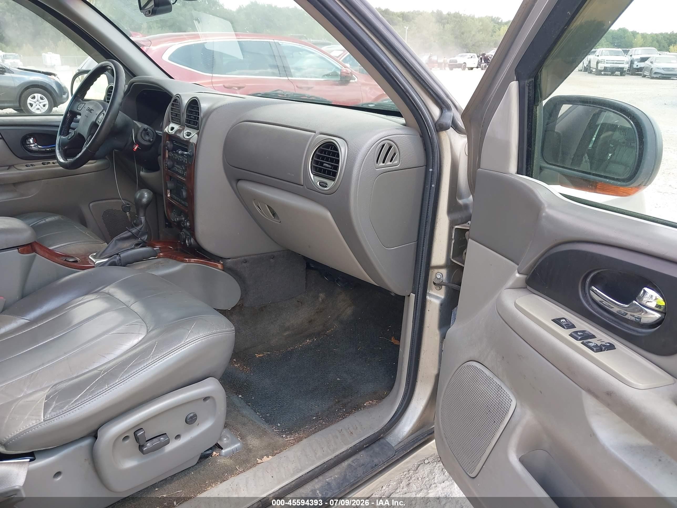 2002 Gmc Envoy Xl Slt Beige vin: 1GKET16S326115563