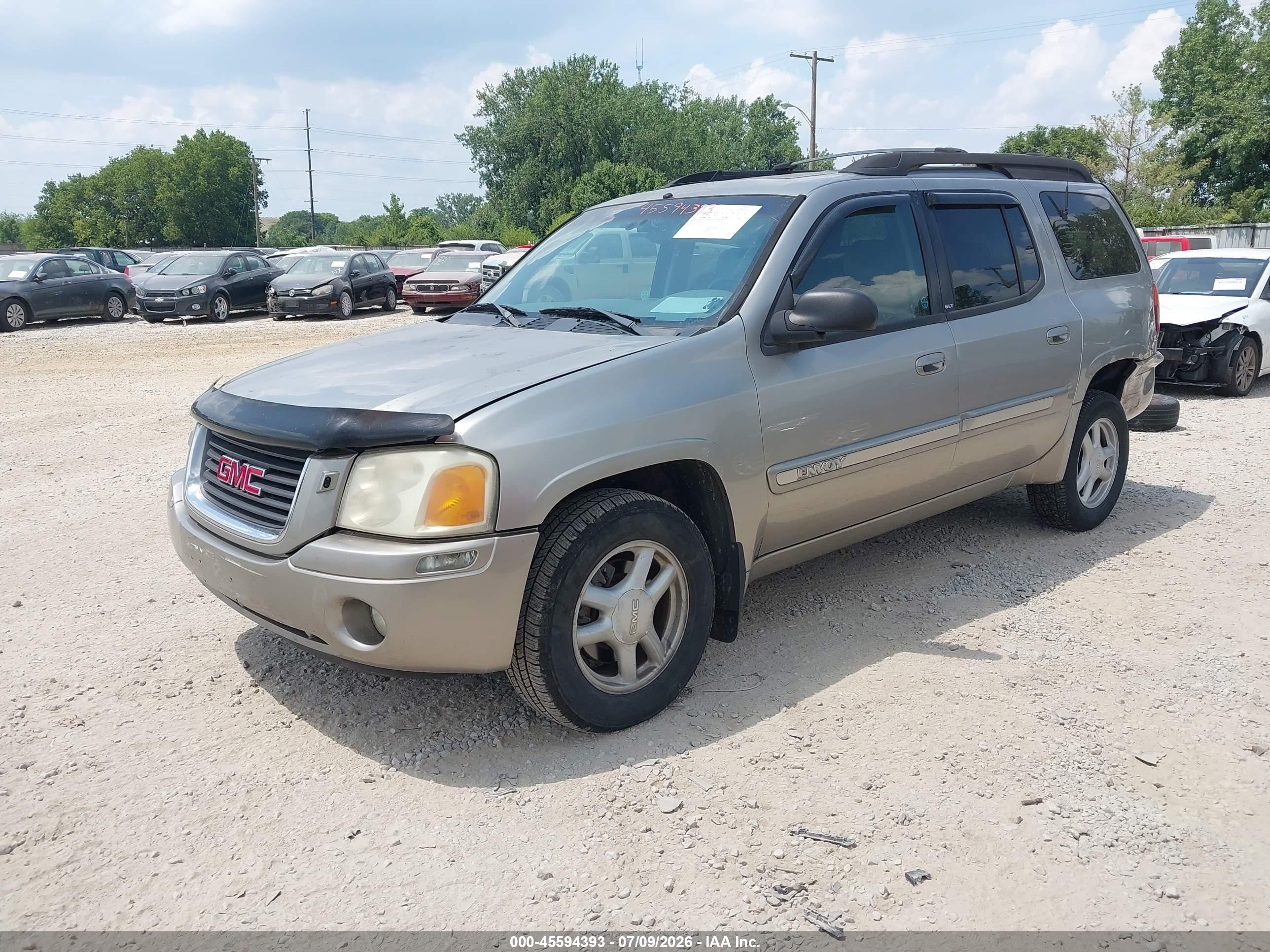 2002 Gmc Envoy Xl Slt Beige vin: 1GKET16S326115563
