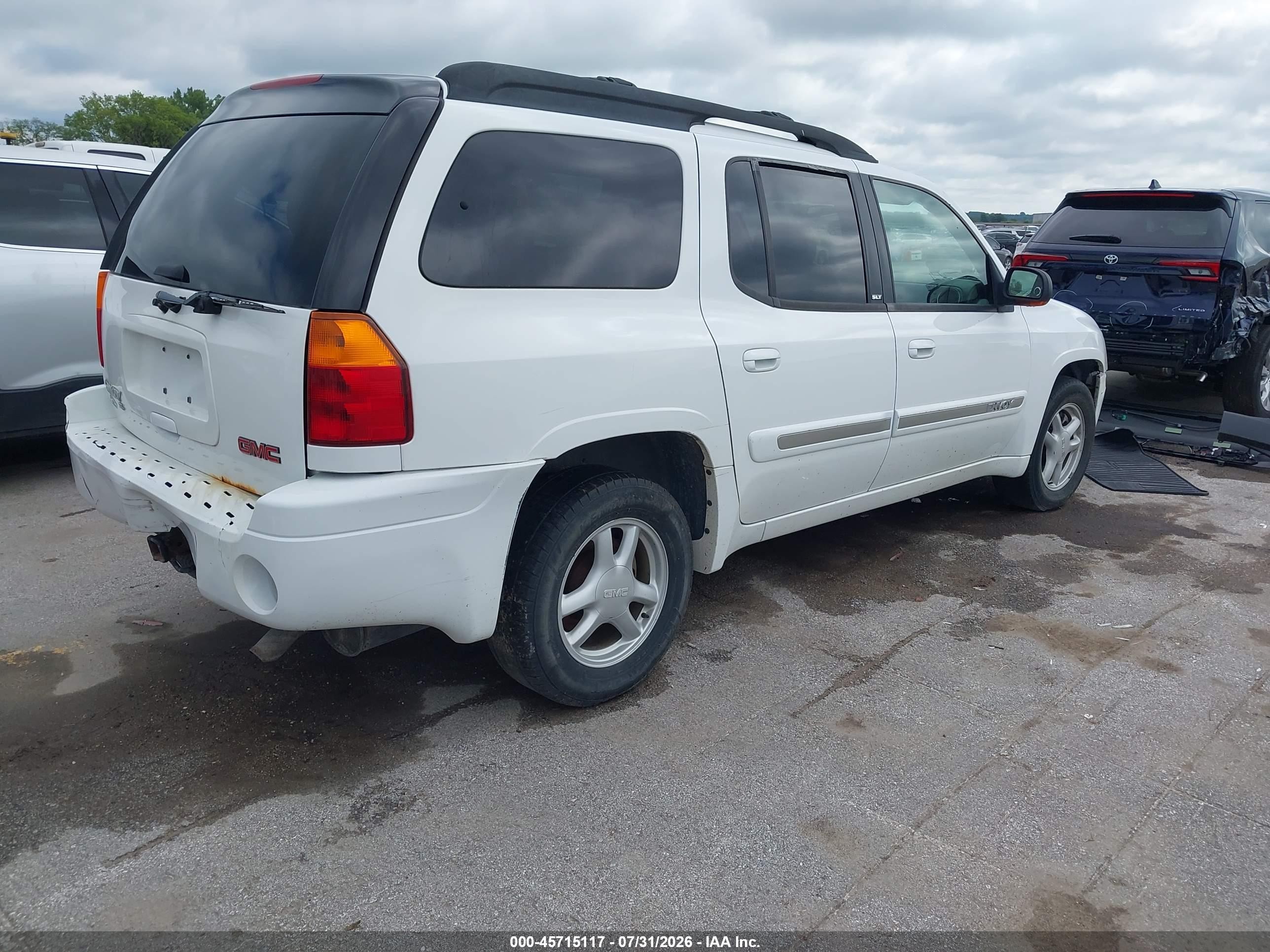 2002 Gmc Envoy Xl Slt White vin: 1GKET16S426101171