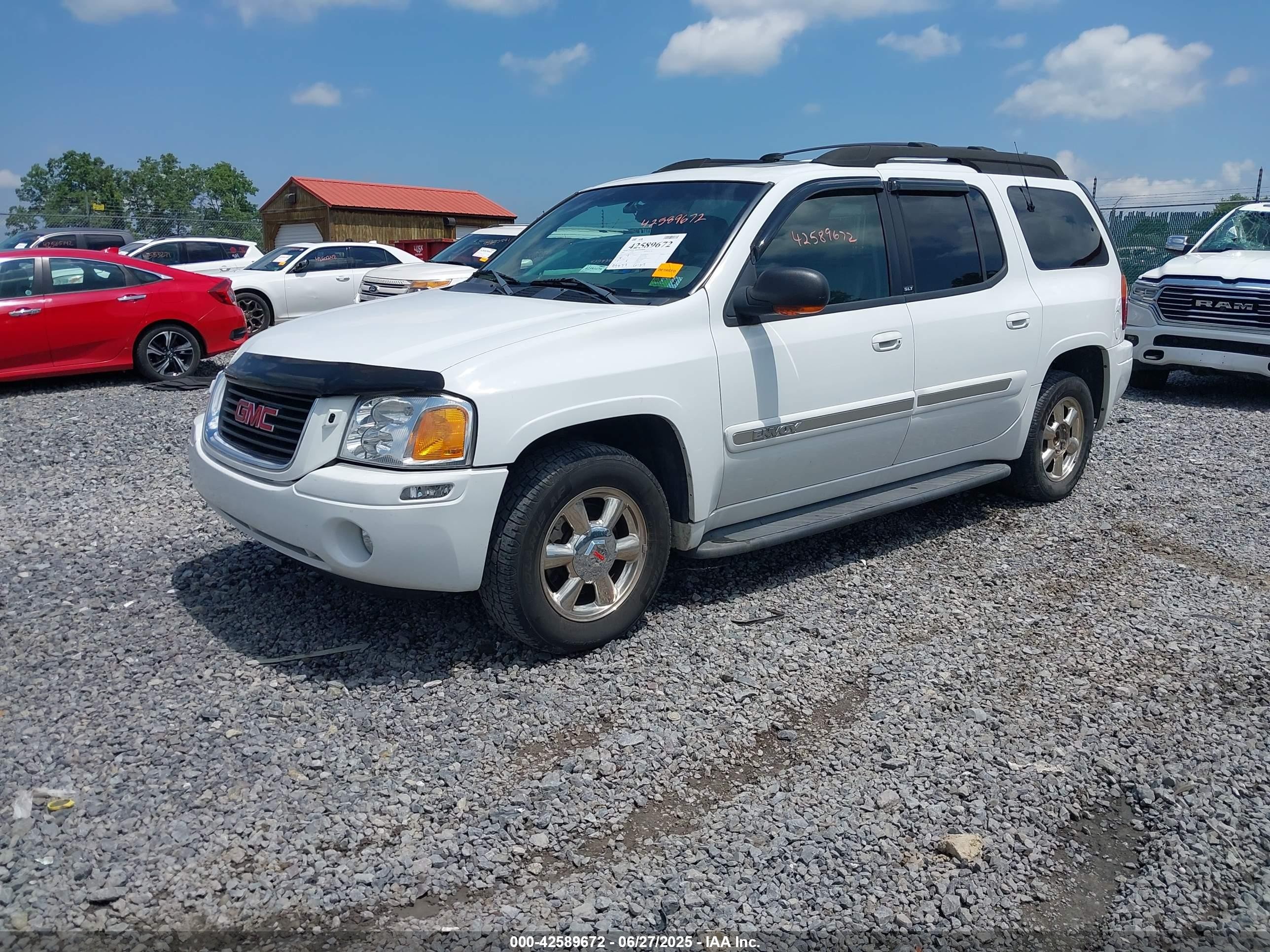 2002 Gmc Envoy Xl Slt White vin: 1GKET16S426136342