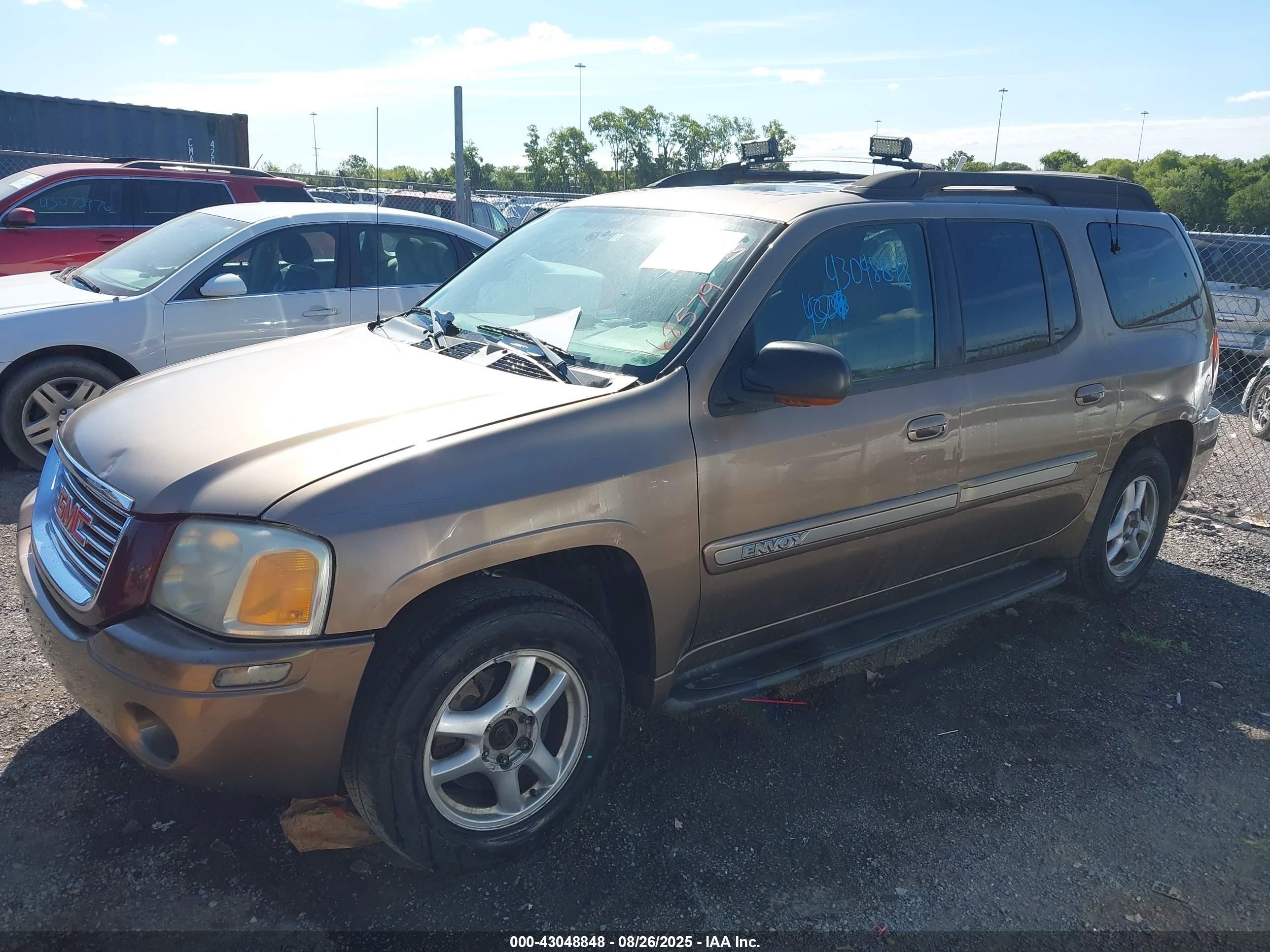 2003 Gmc Envoy Xl Slt Pewter vin: 1GKET16S636168579