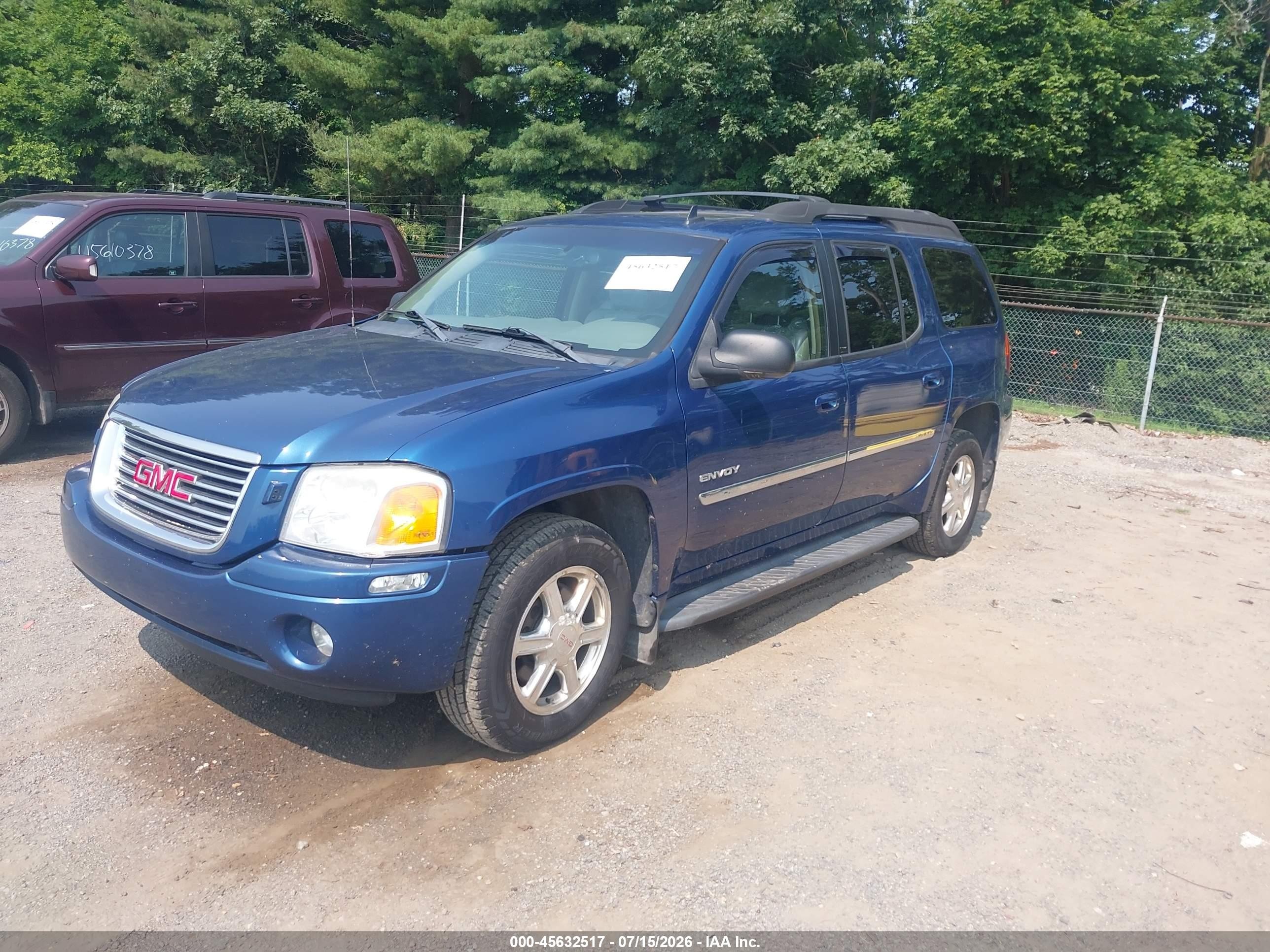 2006 Gmc Envoy Xl Slt Blue vin: 1GKET16S666168022