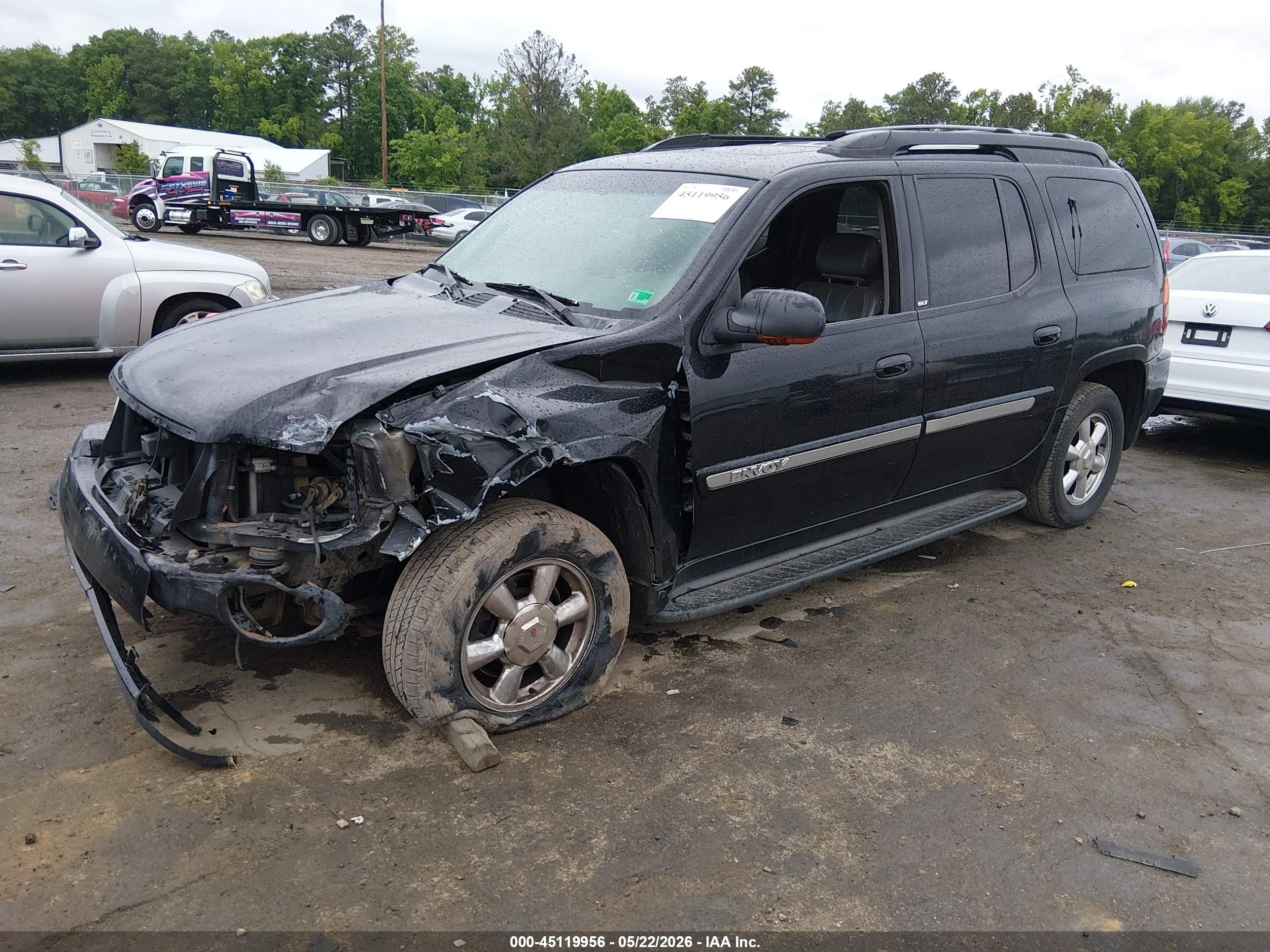 2003 Gmc Envoy Xl Slt Black vin: 1GKET16S836243203
