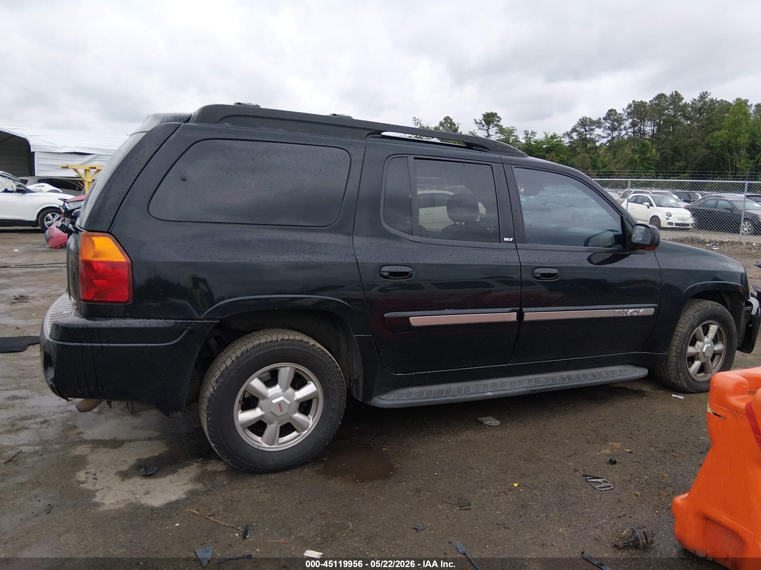 2003 Gmc Envoy Xl Slt Black vin: 1GKET16S836243203