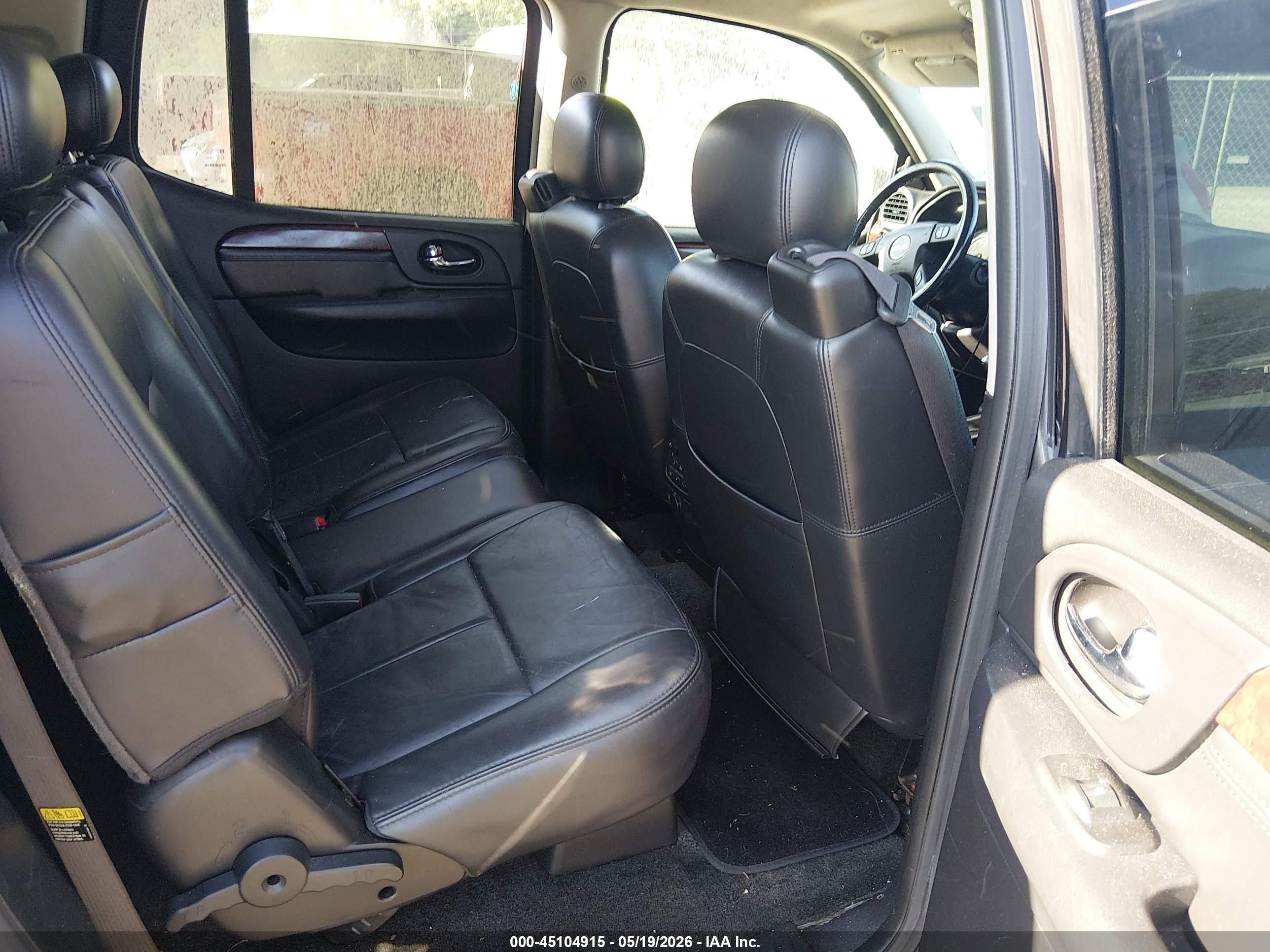 2006 Gmc Envoy Xl Slt Black vin: 1GKET16S866106783