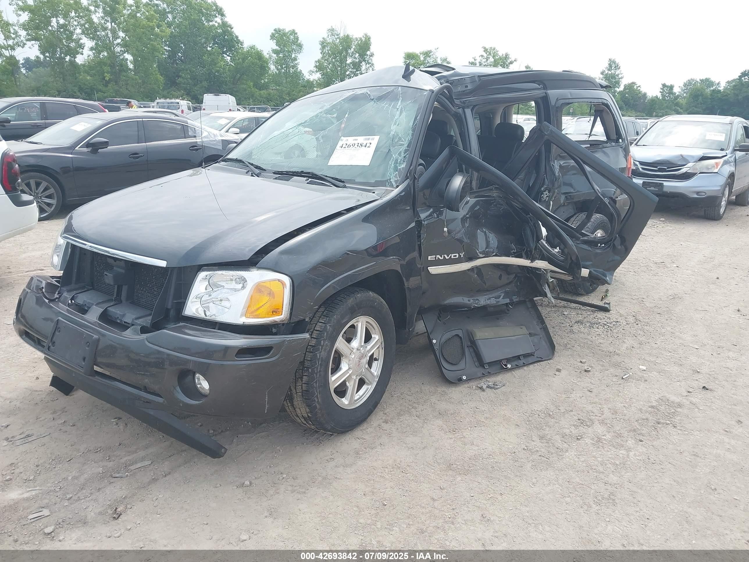 2006 Gmc Envoy Xl Slt Gray vin: 1GKET16S866162870