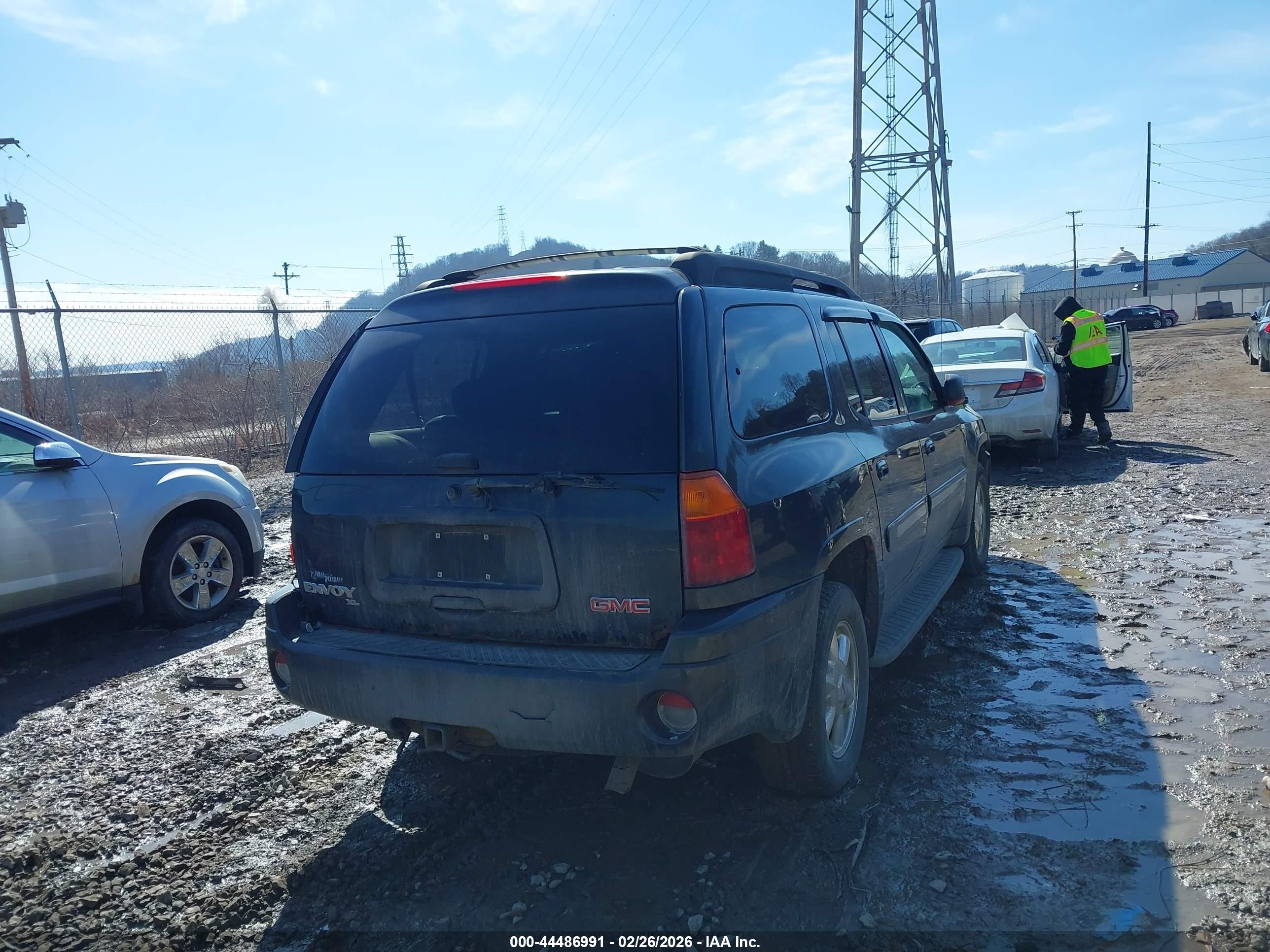 2004 Gmc Envoy Xl Slt Black vin: 1GKET16SX46204422