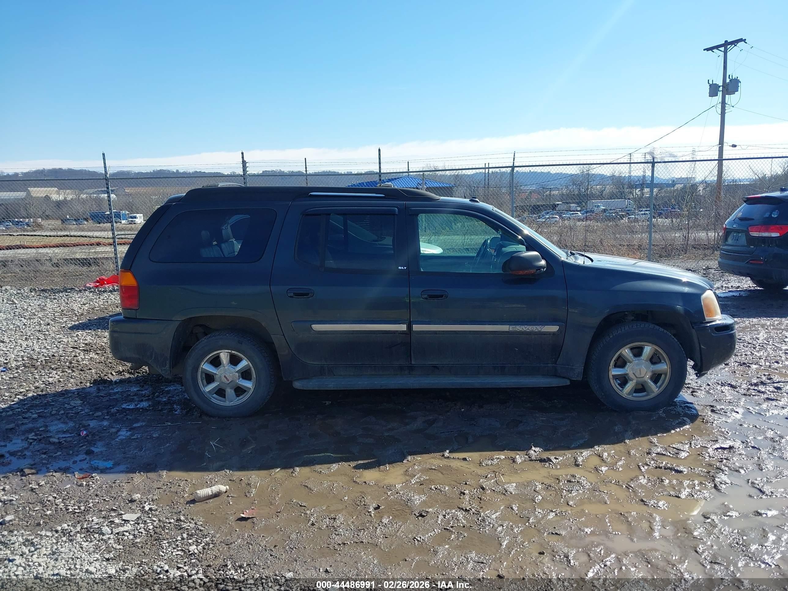 2004 Gmc Envoy Xl Slt Black vin: 1GKET16SX46204422