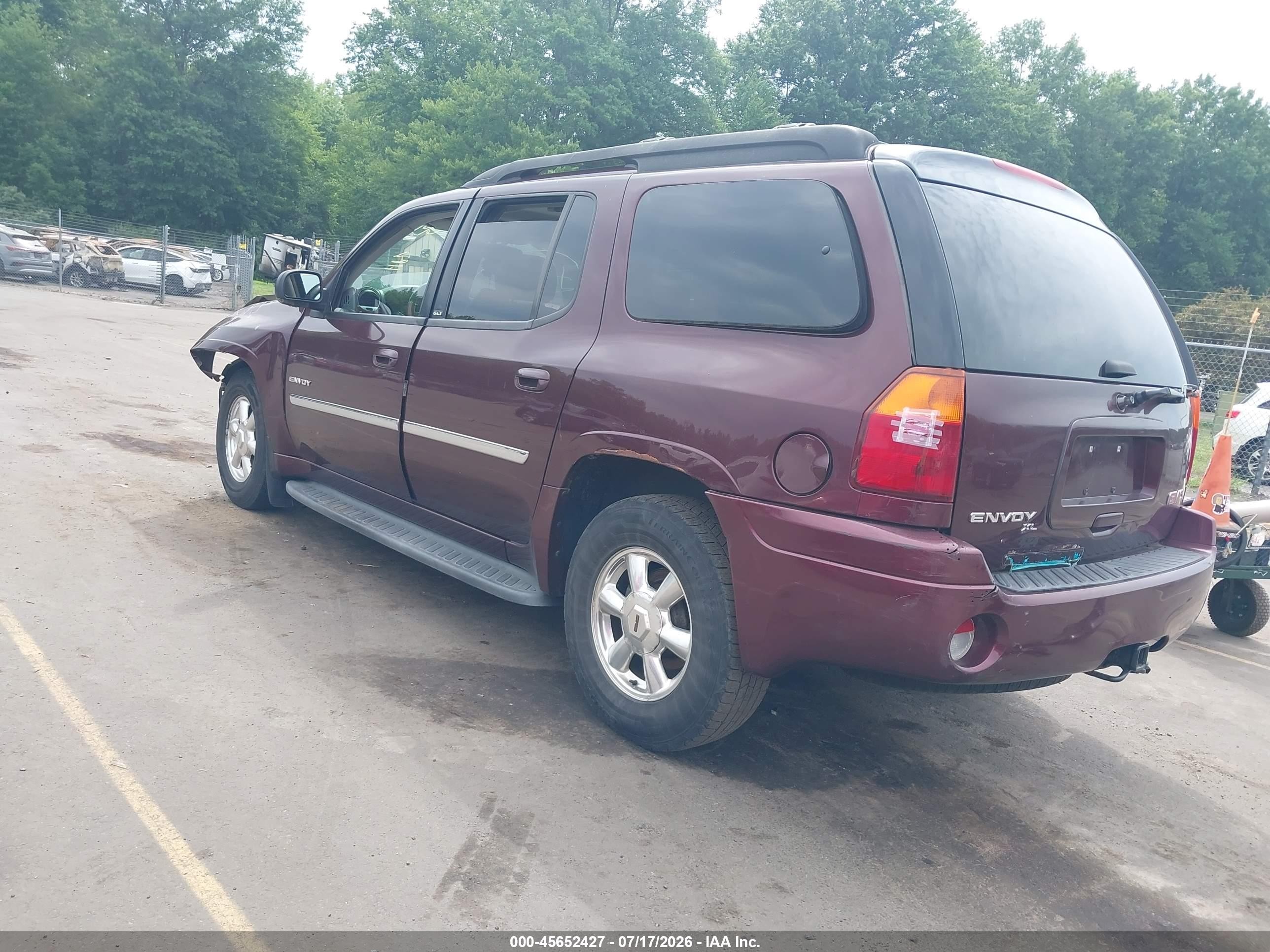2006 Gmc Envoy Xl Slt Purple vin: 1GKET16SX66157654
