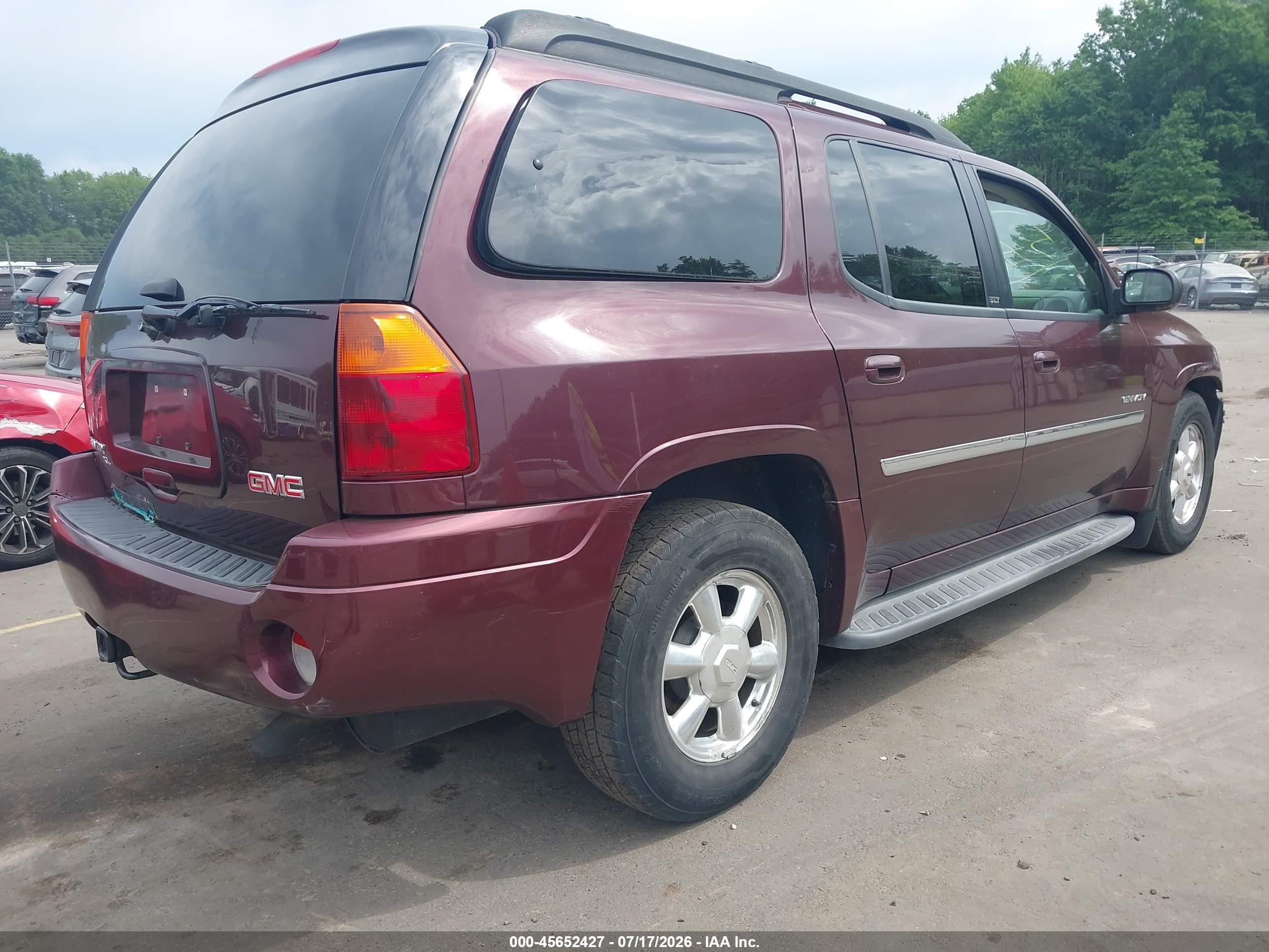 2006 Gmc Envoy Xl Slt Purple vin: 1GKET16SX66157654