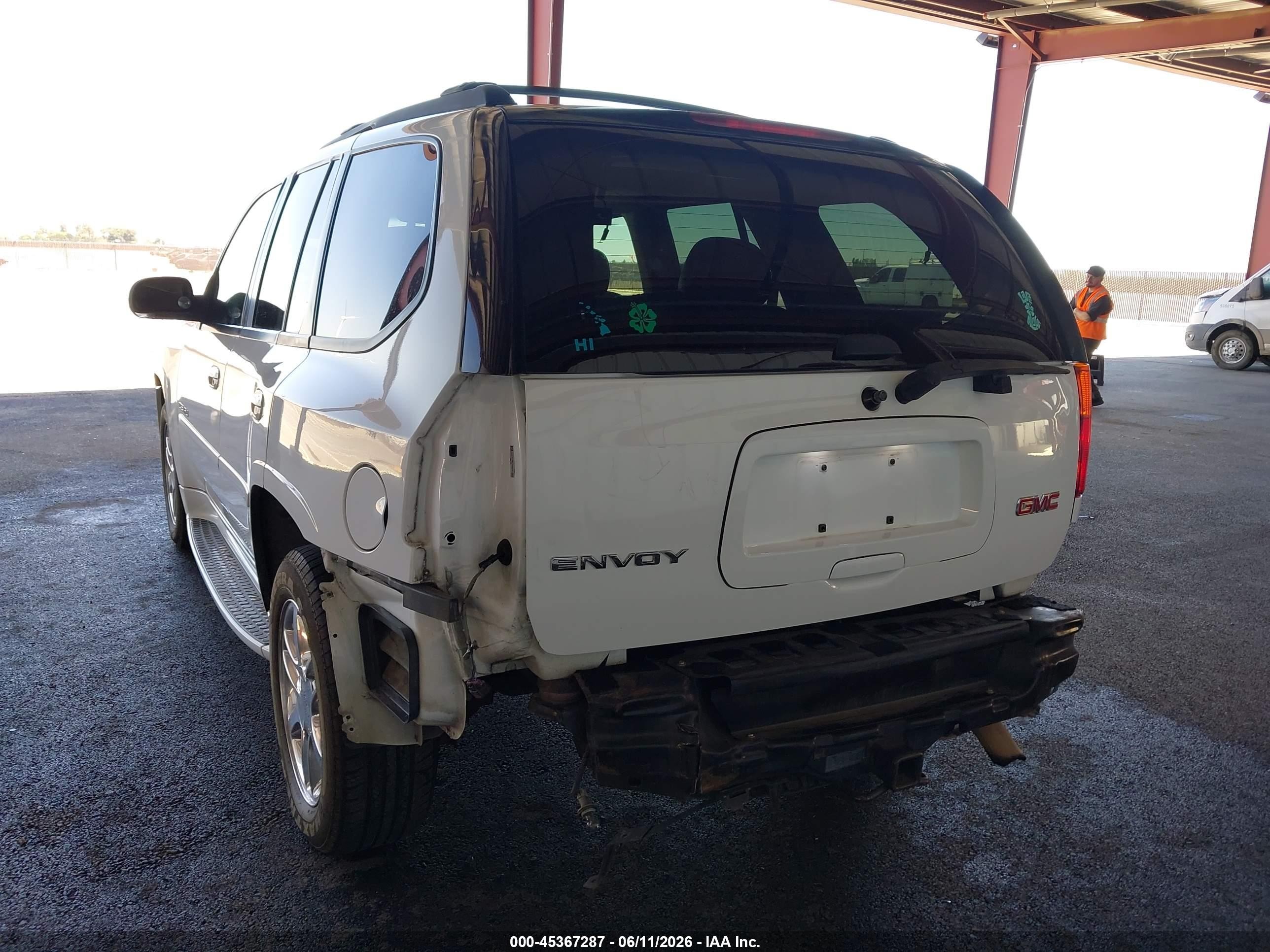 2007 Gmc Envoy Denali White vin: 1GKET63M072283503