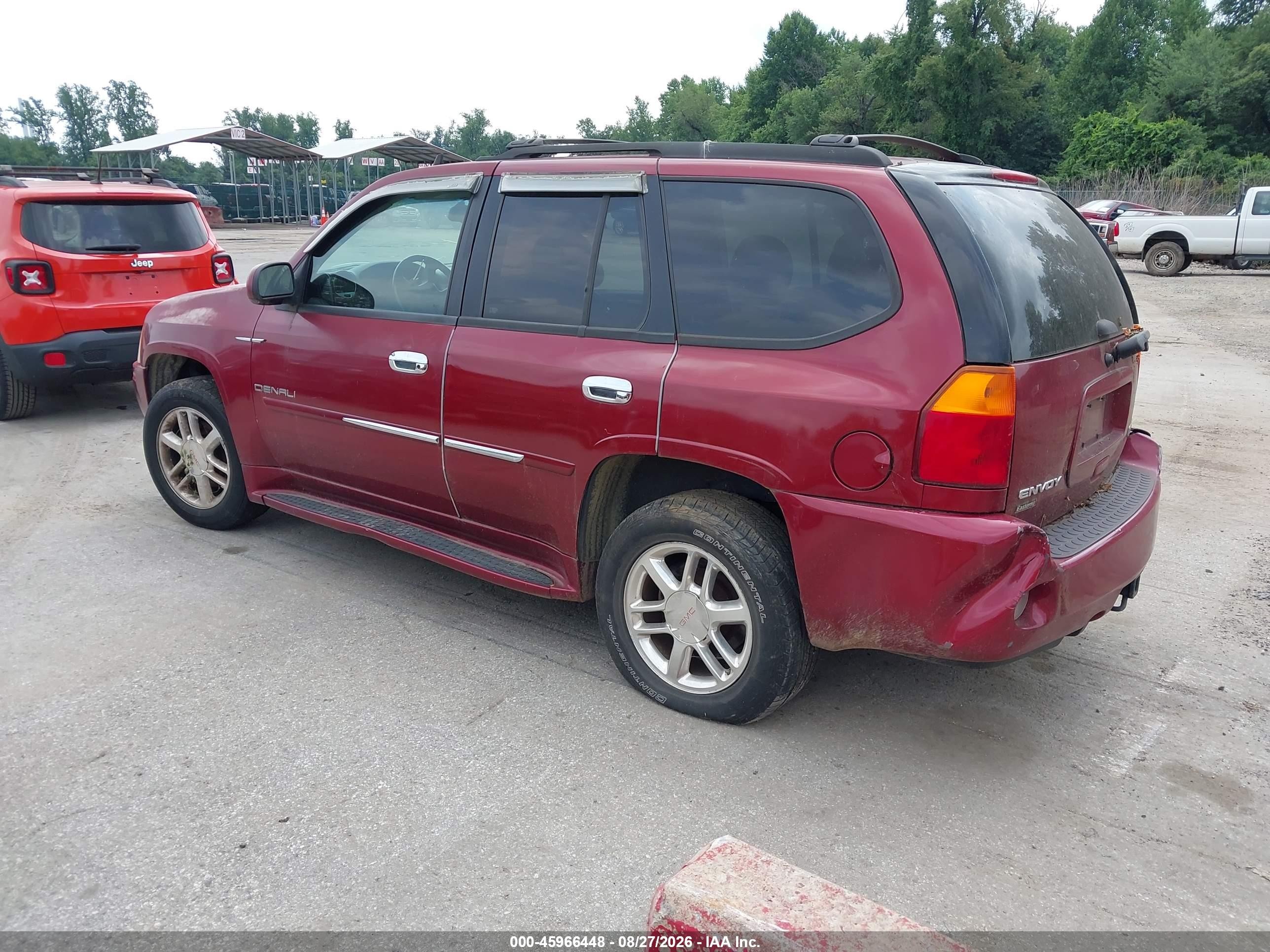 2008 Gmc Envoy Denali Burgundy vin: 1GKET63M782111194