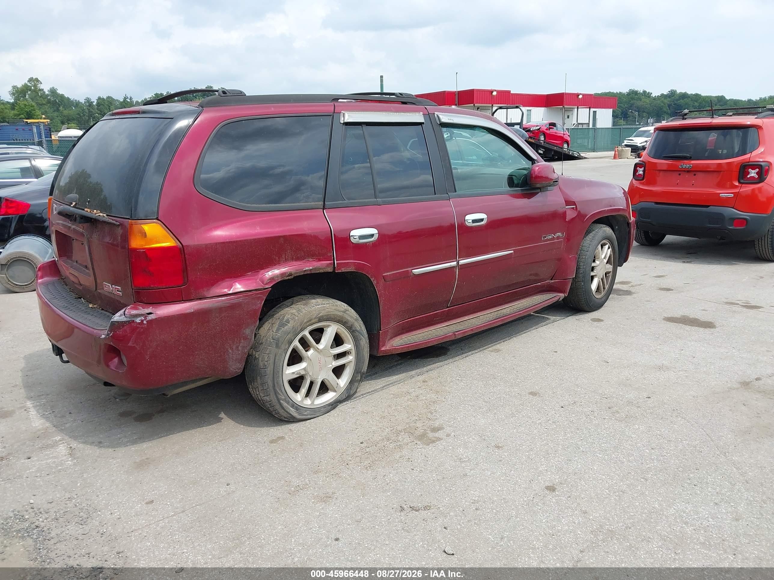 2008 Gmc Envoy Denali Burgundy vin: 1GKET63M782111194
