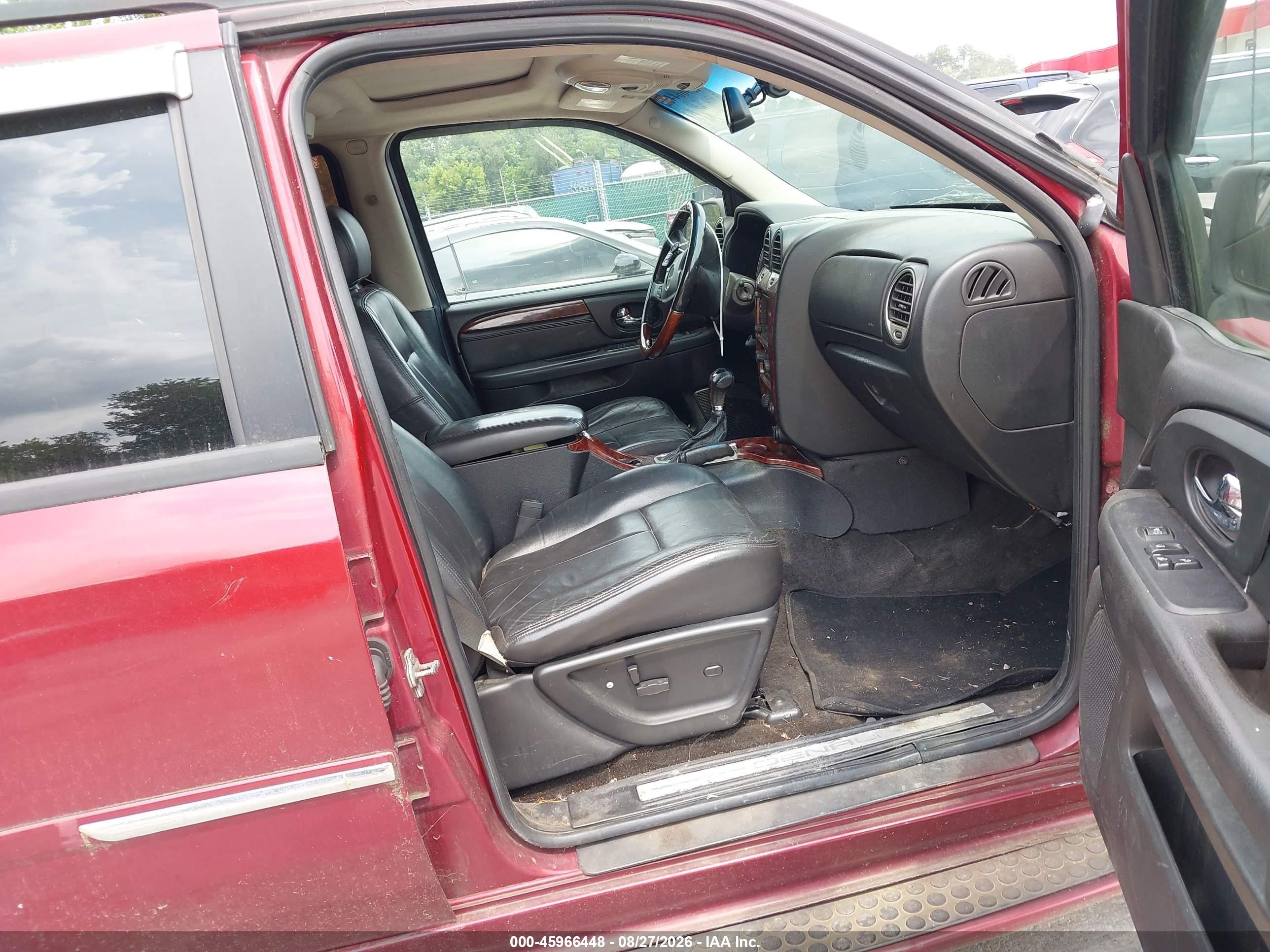 2008 Gmc Envoy Denali Burgundy vin: 1GKET63M782111194