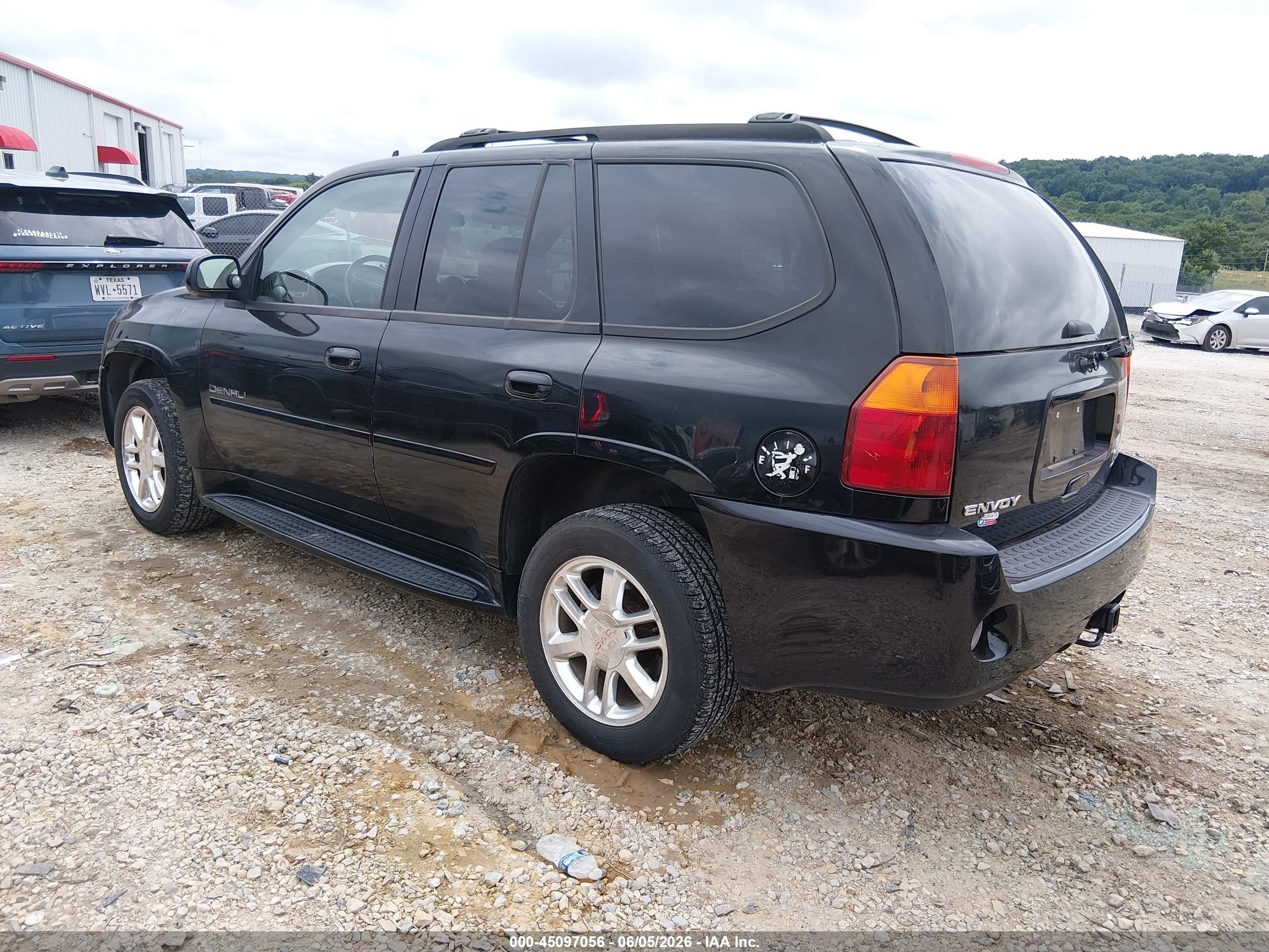 2006 Gmc Envoy Denali Black vin: 1GKET63M962239532