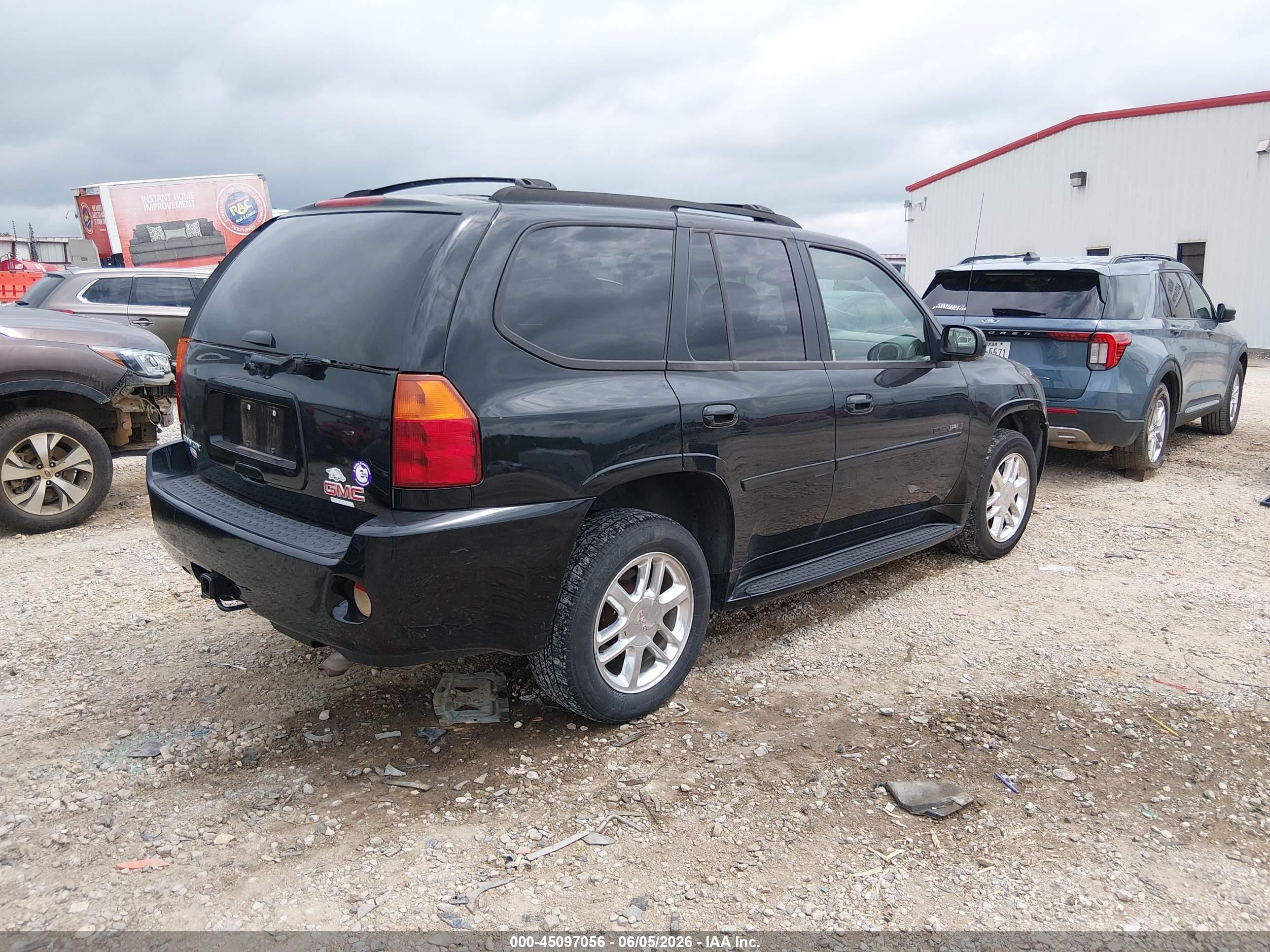 2006 Gmc Envoy Denali Black vin: 1GKET63M962239532