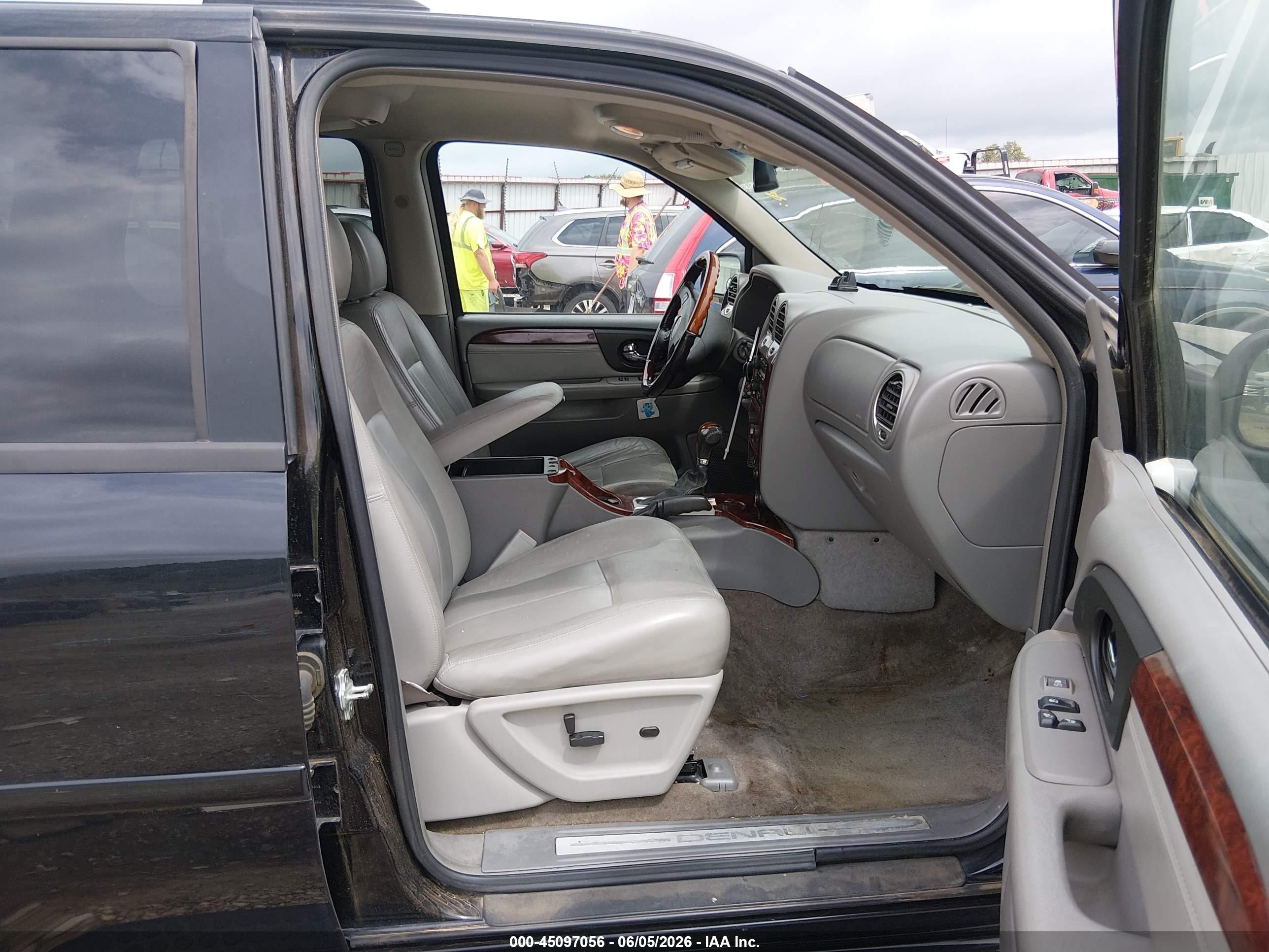 2006 Gmc Envoy Denali Black vin: 1GKET63M962239532