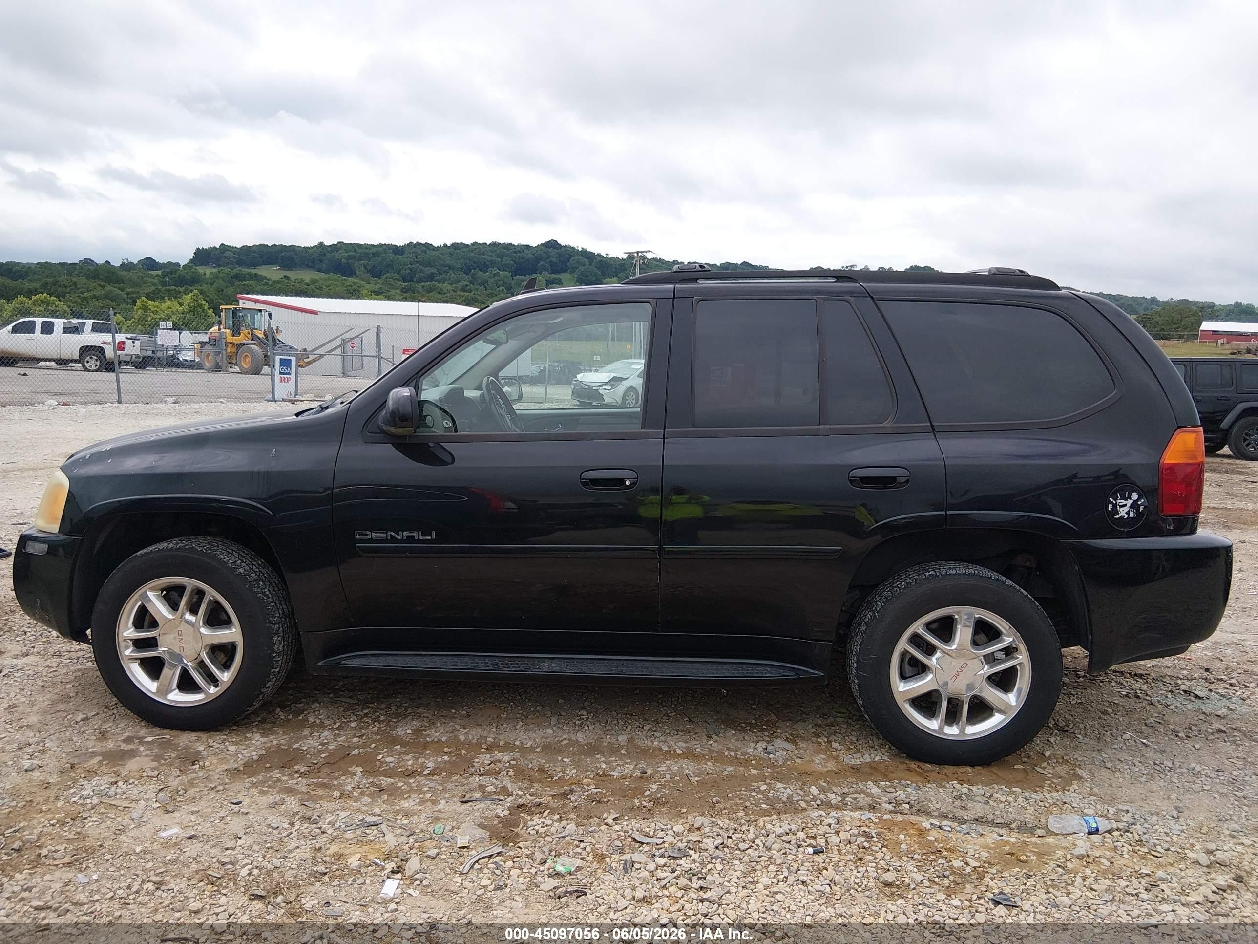 2006 Gmc Envoy Denali Black vin: 1GKET63M962239532