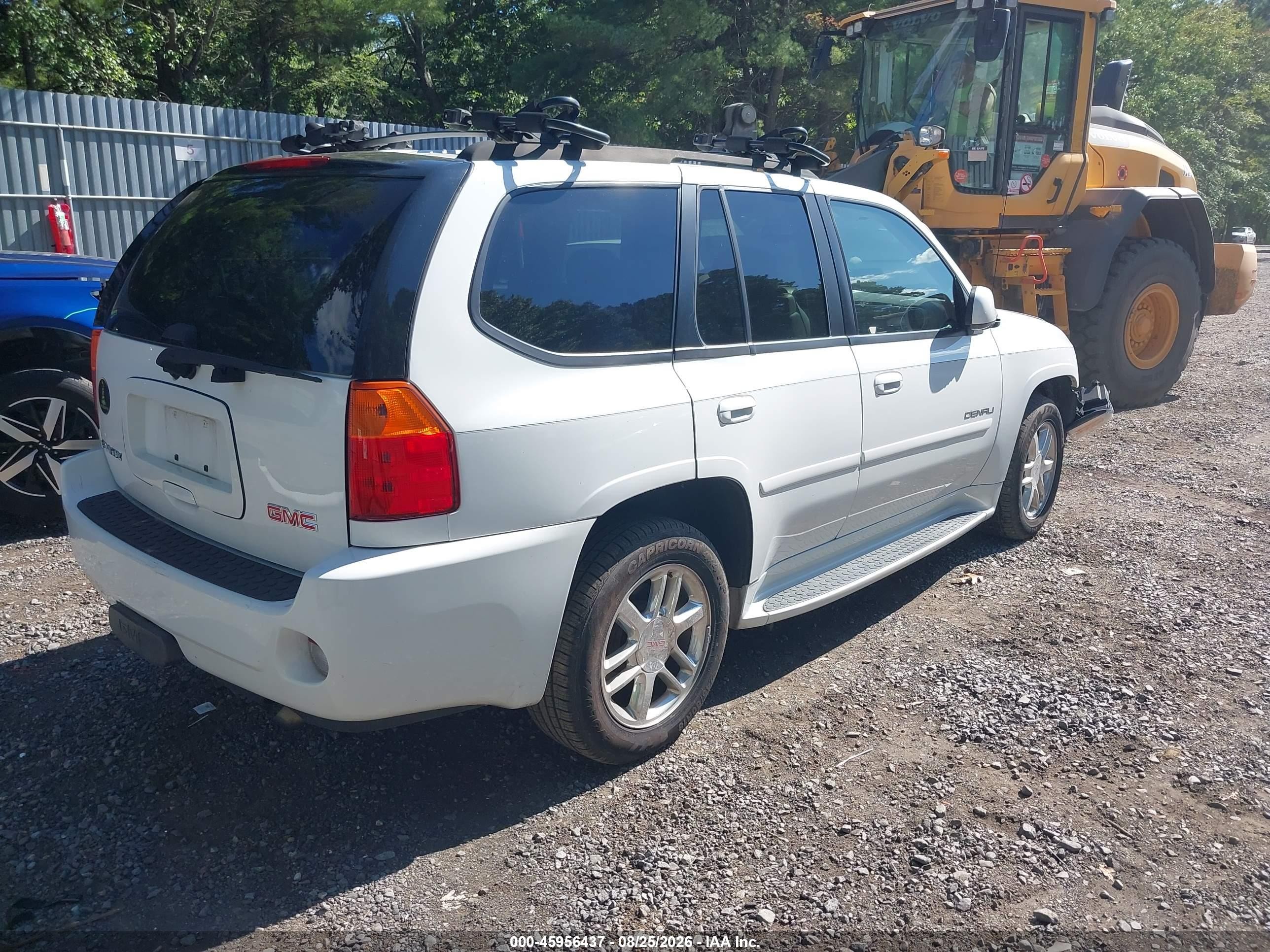 2008 Gmc Envoy Denali White vin: 1GKET63M982215220