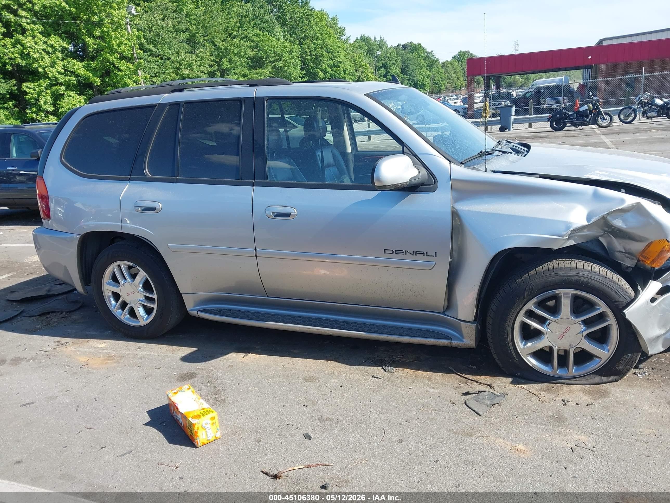 2006 Gmc Envoy Denali Серебряный vin: 1GKET63MX62218723