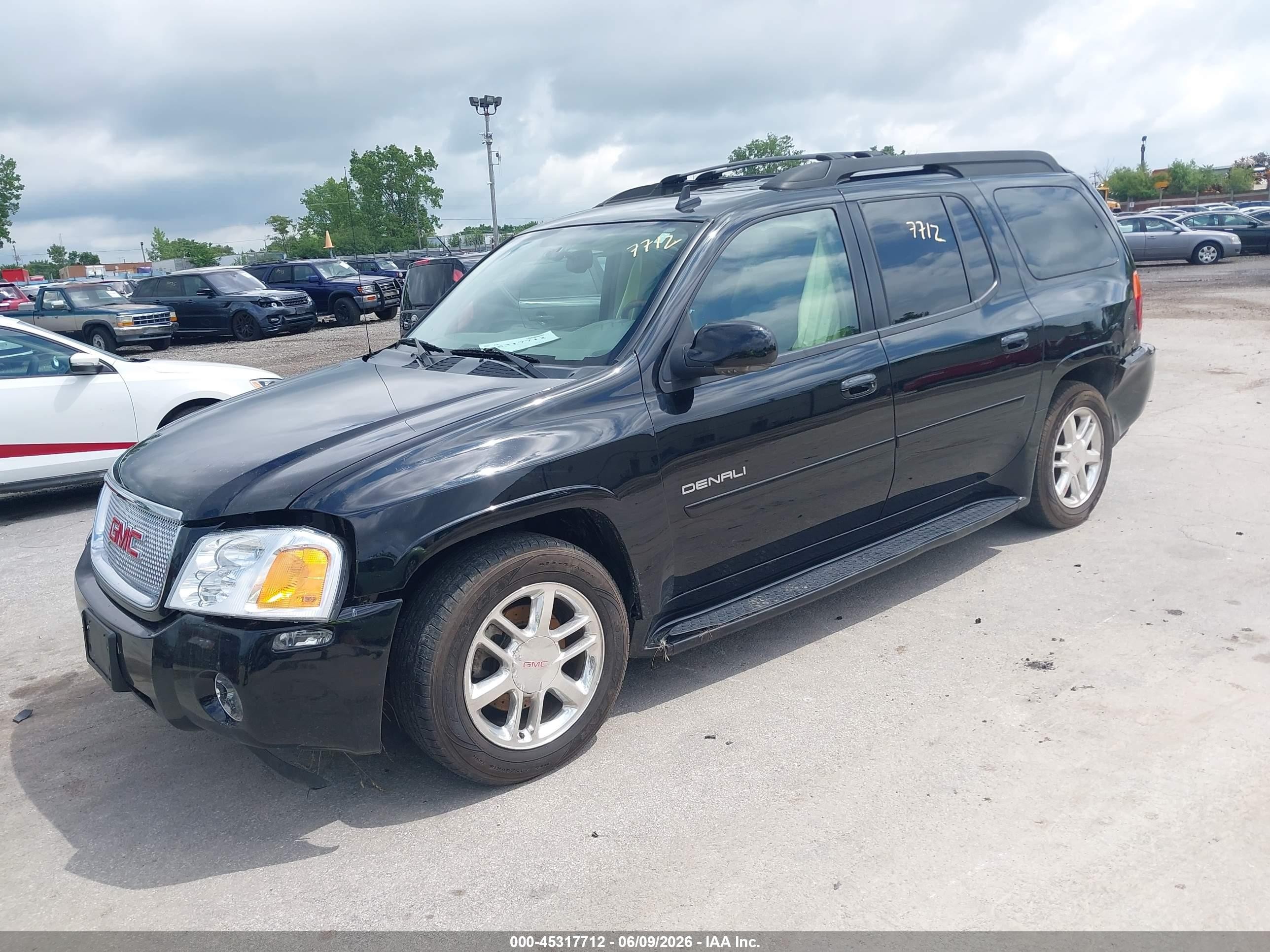 2006 Gmc Envoy Xl Denali Black vin: 1GKET66M066129683