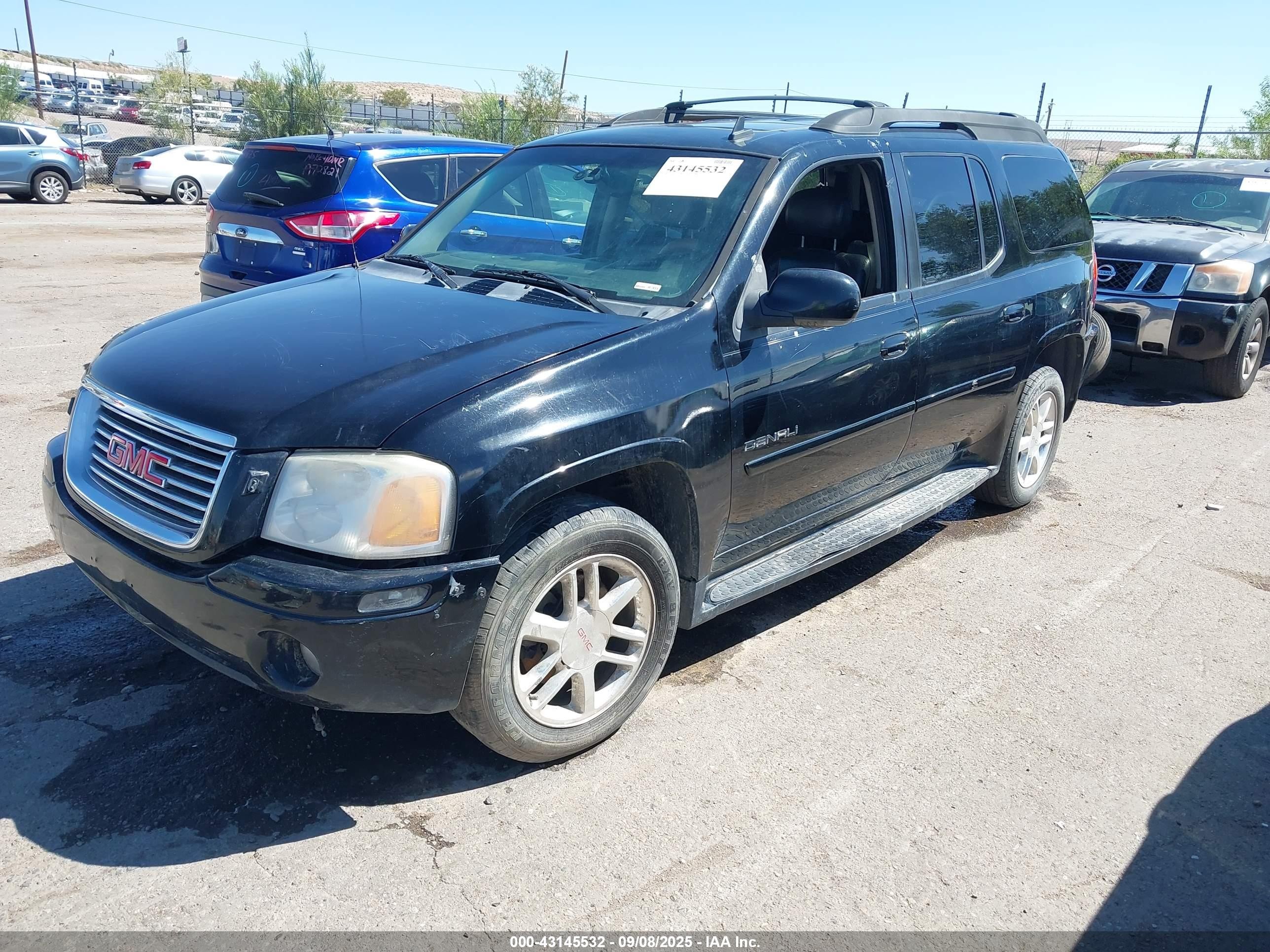 2006 Gmc Envoy Xl Denali Black vin: 1GKET66M466137401