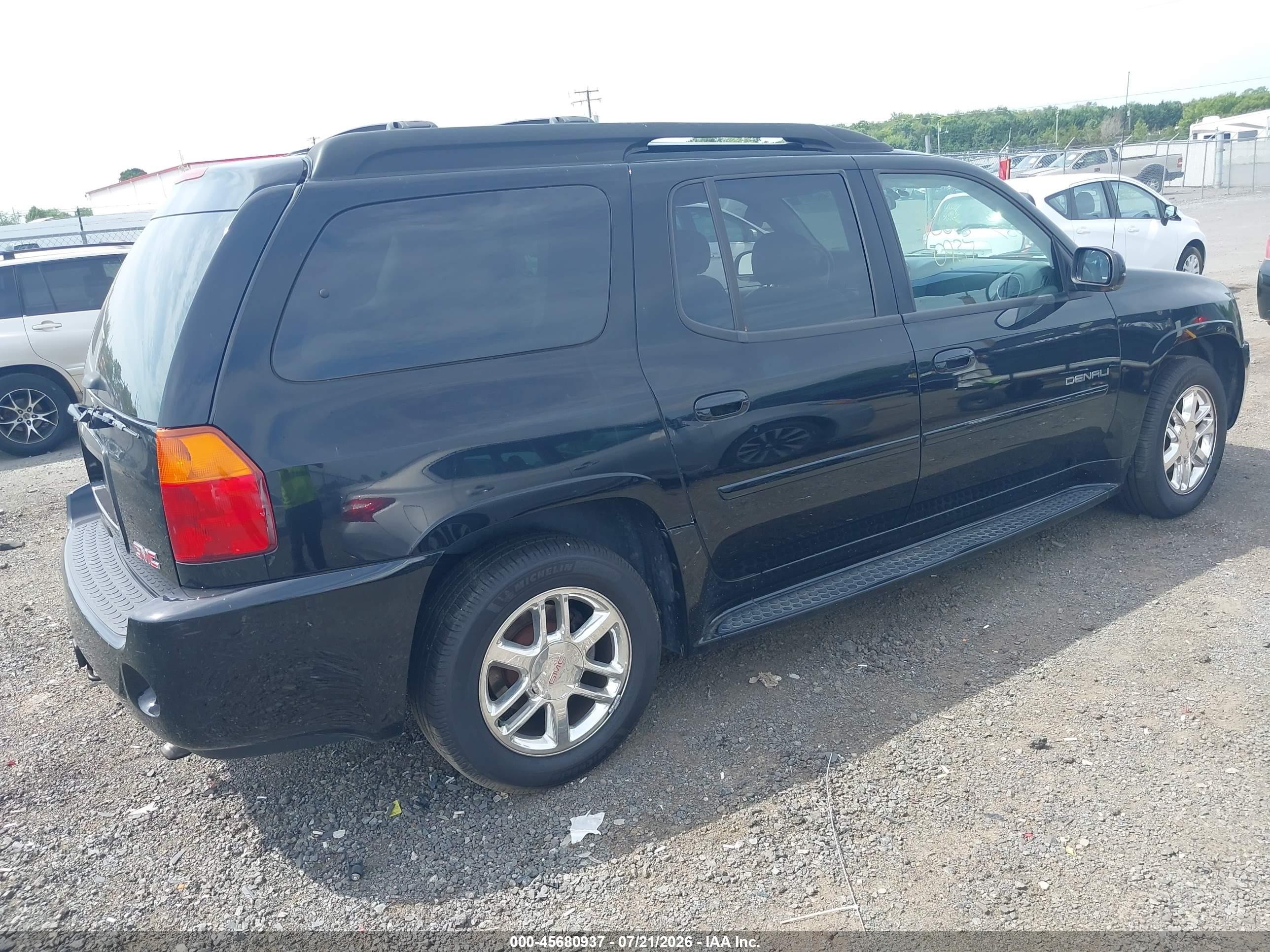 2006 Gmc Envoy Xl Denali Black vin: 1GKET66M566169581